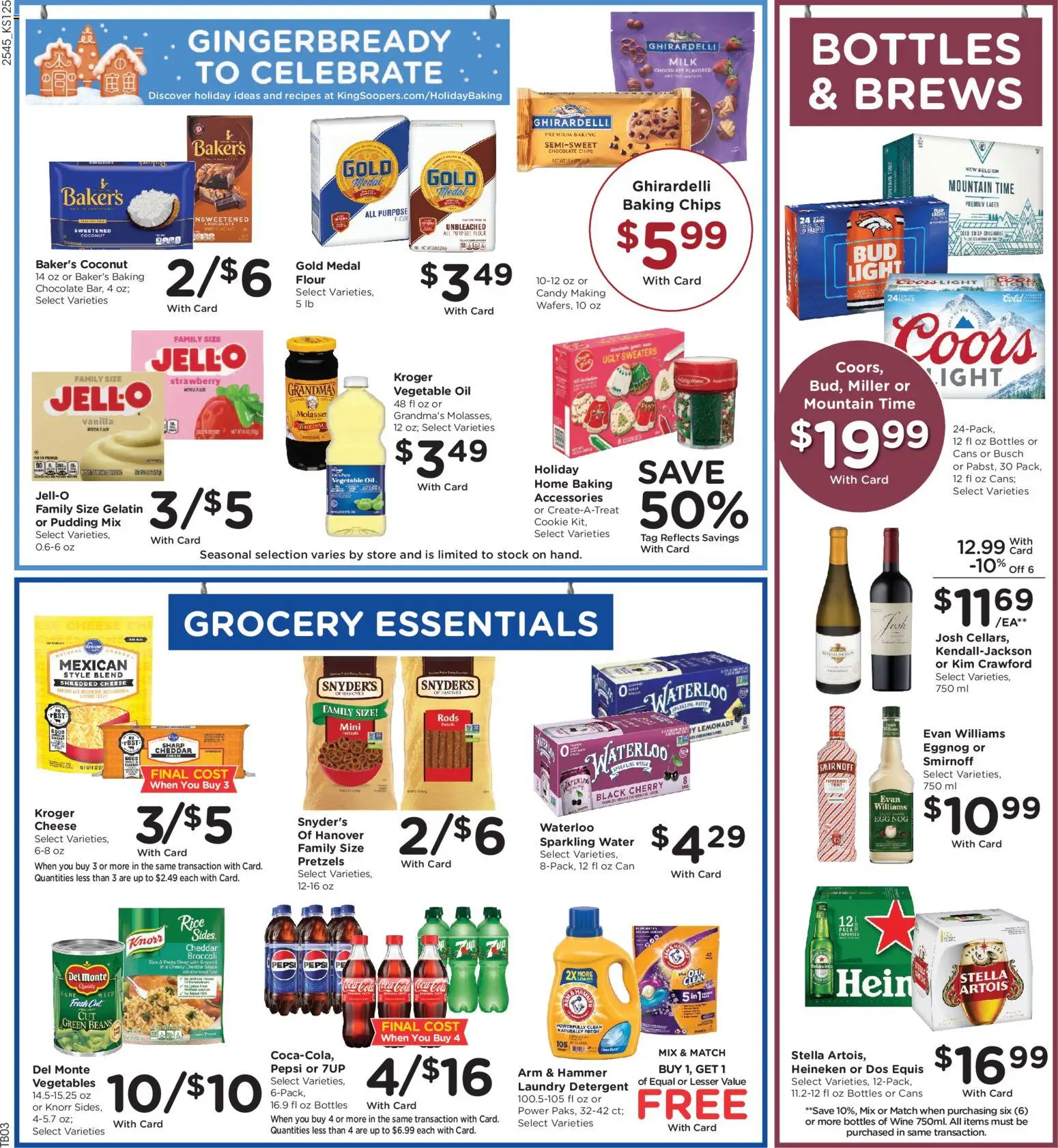 King Soopers Weekly Ad - valid from 10.12.2025 | Page: 7 | Products: Oil, Chocolate, Wine, Sauce