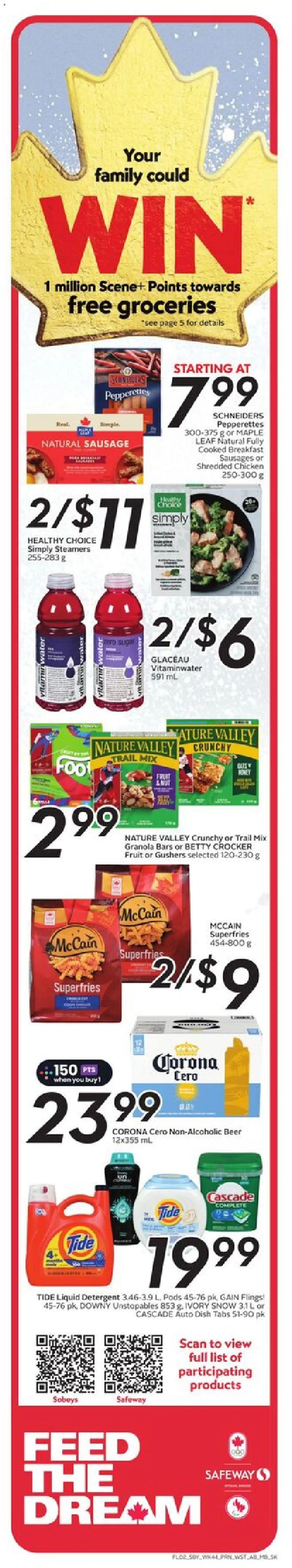 Safeway flyer valid from 26.02.2026 | Page: 3 | Products: Detergent, Beer, Chicken