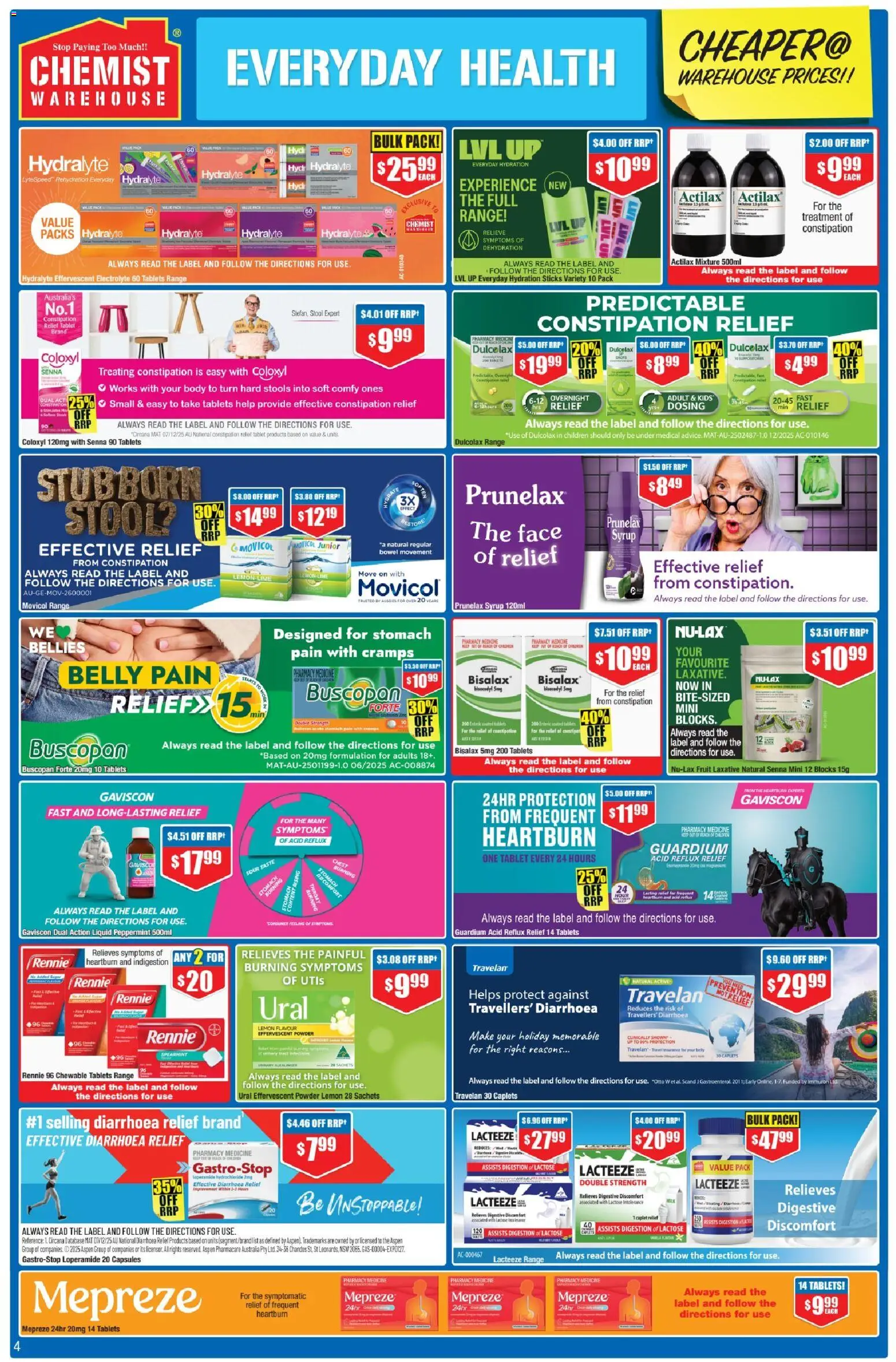 Chemist Warehouse catalogue - valid from 26.03.2026 | Page: 4 | Products: Powder, Milk, Lemon, Tablet