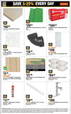 Preview of Home Depot weekly flyer / circulaire from shop Home Depot valid from 15.01.2026 | Page: 8 | Products: Bed, Shelf, Bath