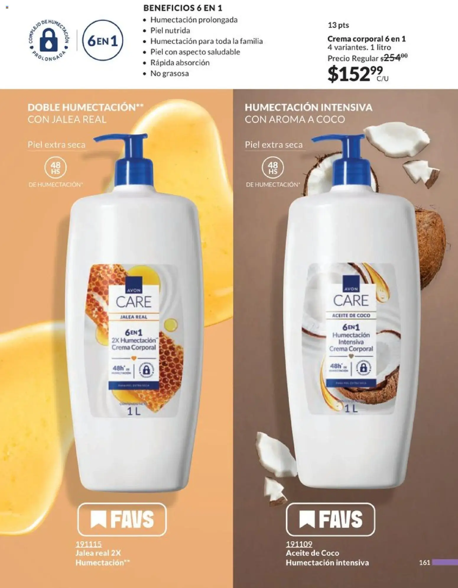 Nuevas ofertas de AVON válidas en toda la República Mexicana desde el 20.12.2025. ¡Encuentra las mejores ofertas en AVON campaña 1 2026! | Página: 169 | Productos: Crema, Aceite, Body, Crema corporal