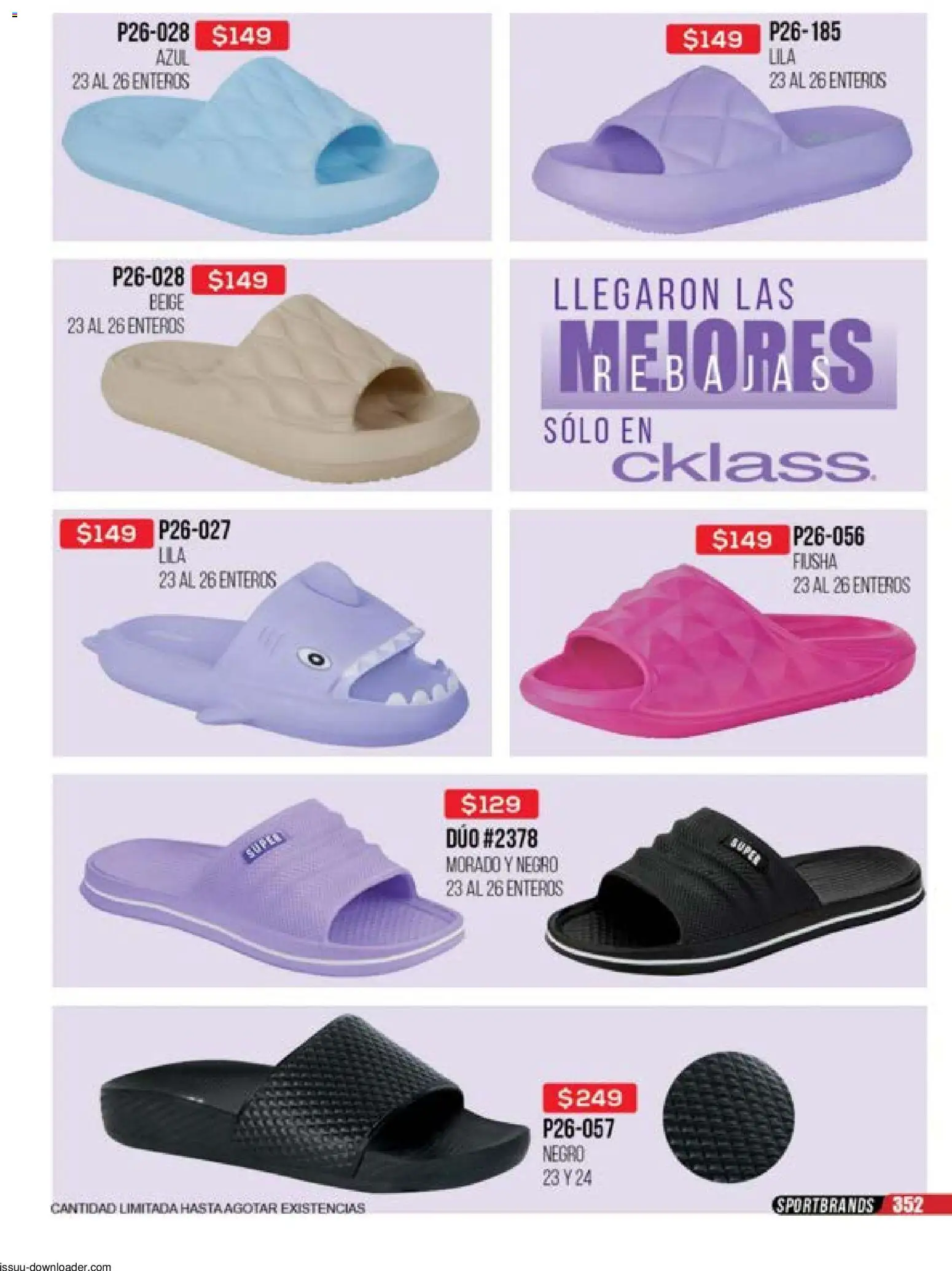 Nuevas ofertas de Cklass válidas en toda la República Mexicana desde el 31.10.2025. ¡Encuentra las mejores ofertas en Cklass catálogo Súper Rebajas Calzado! | Página: 353