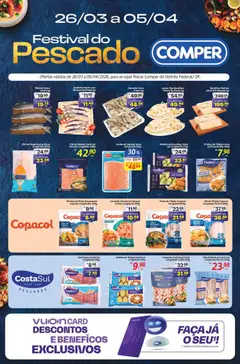Comper ofertas Festival do Pescado - Pré-Visualização do folheto da loja Comper, válido de 26.03.2026