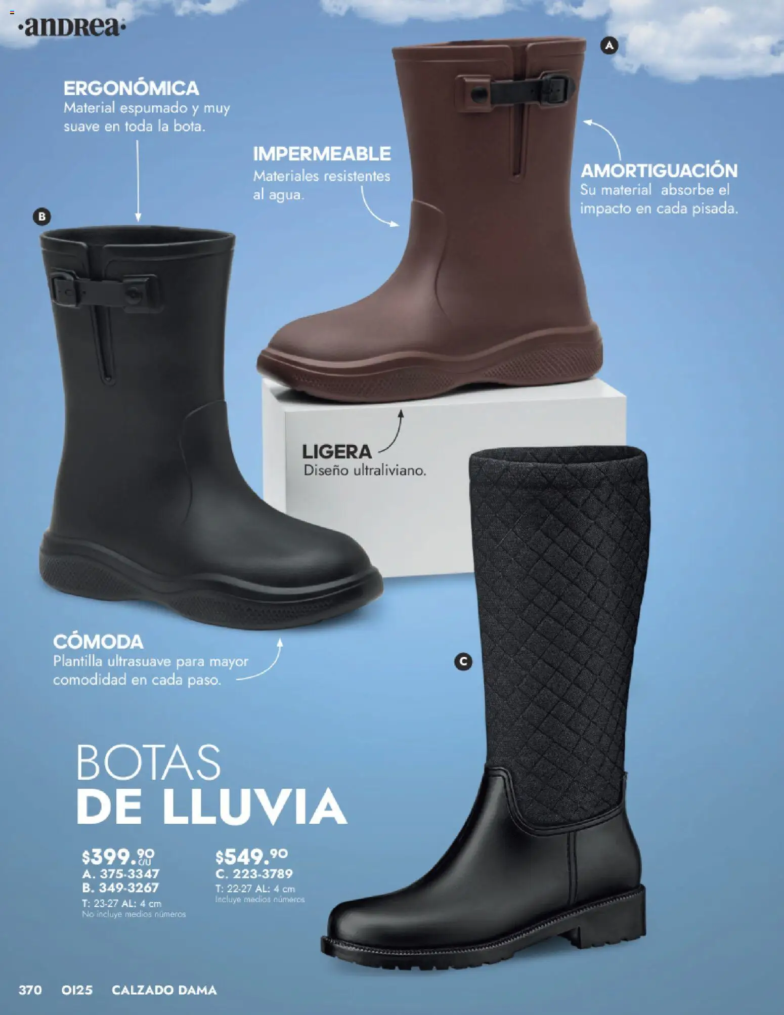 Nuevas ofertas de Andrea válidas en toda la República Mexicana desde el 24.08.2025. ¡Encuentra las mejores ofertas en Andrea - Catálogo Calzado Dama! | Página: 370