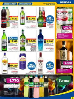 Vista previa Carrefour Maxi catálogo válido desde el 27.10.2025 | Página: 3 | Productos: Vodka, Botella, Fernet, Limón