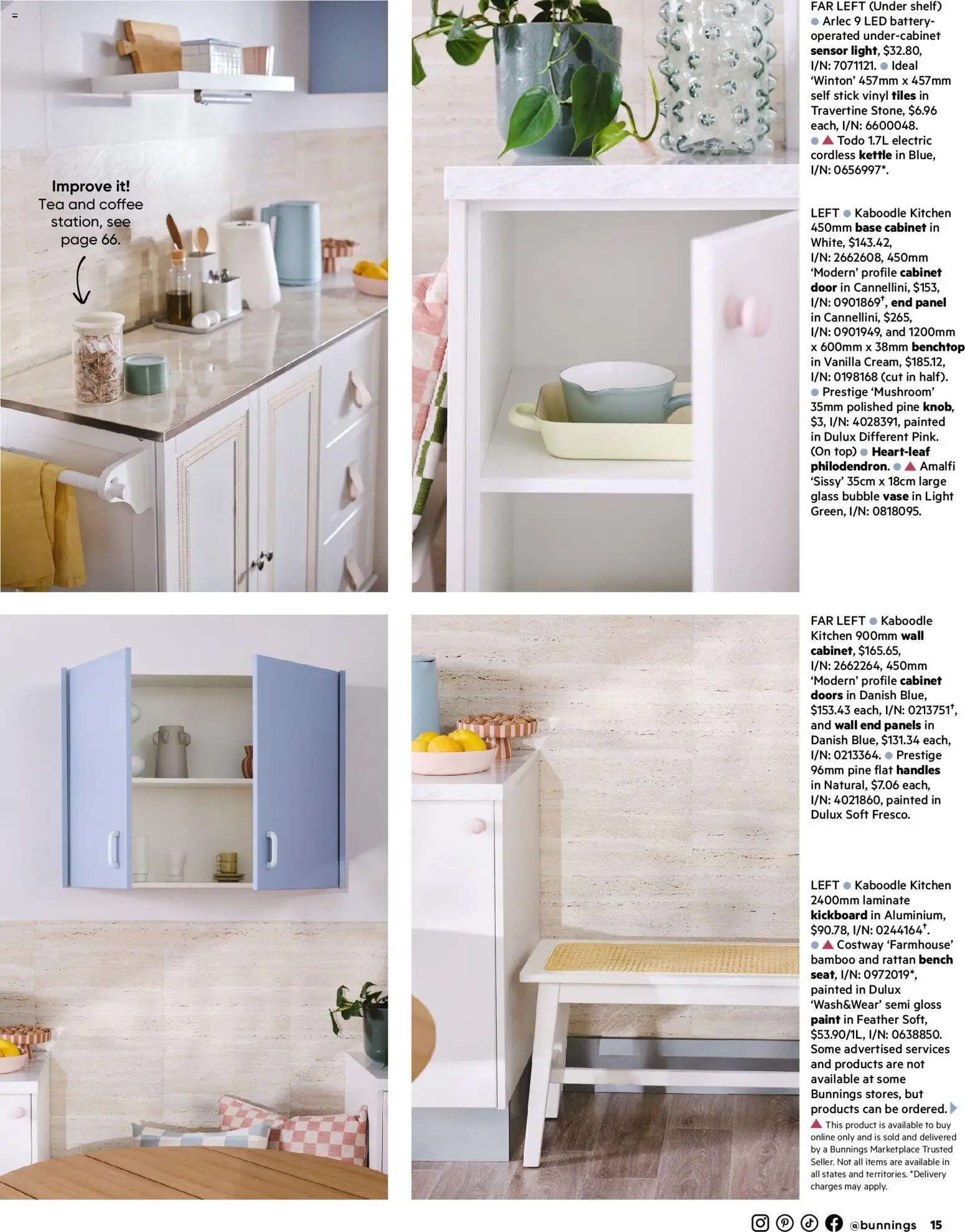 Bunnings Warehouse catalogue - valid from 01.02.2026 | Page: 15 | Products: Cabinet, Shelf, Battery, Vase