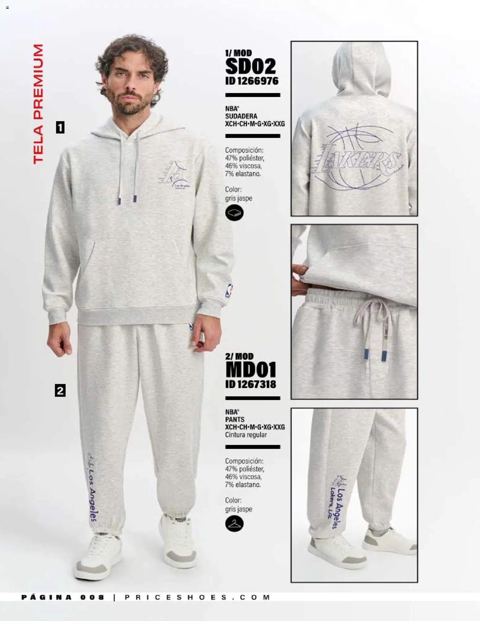 Nuevas ofertas de Price Shoes válidas en toda la República Mexicana desde el 20.03.2026. ¡Encuentra las mejores ofertas en Price Shoes catálogo NBA ! | Página: 8 | Productos: Sudadera, Pants