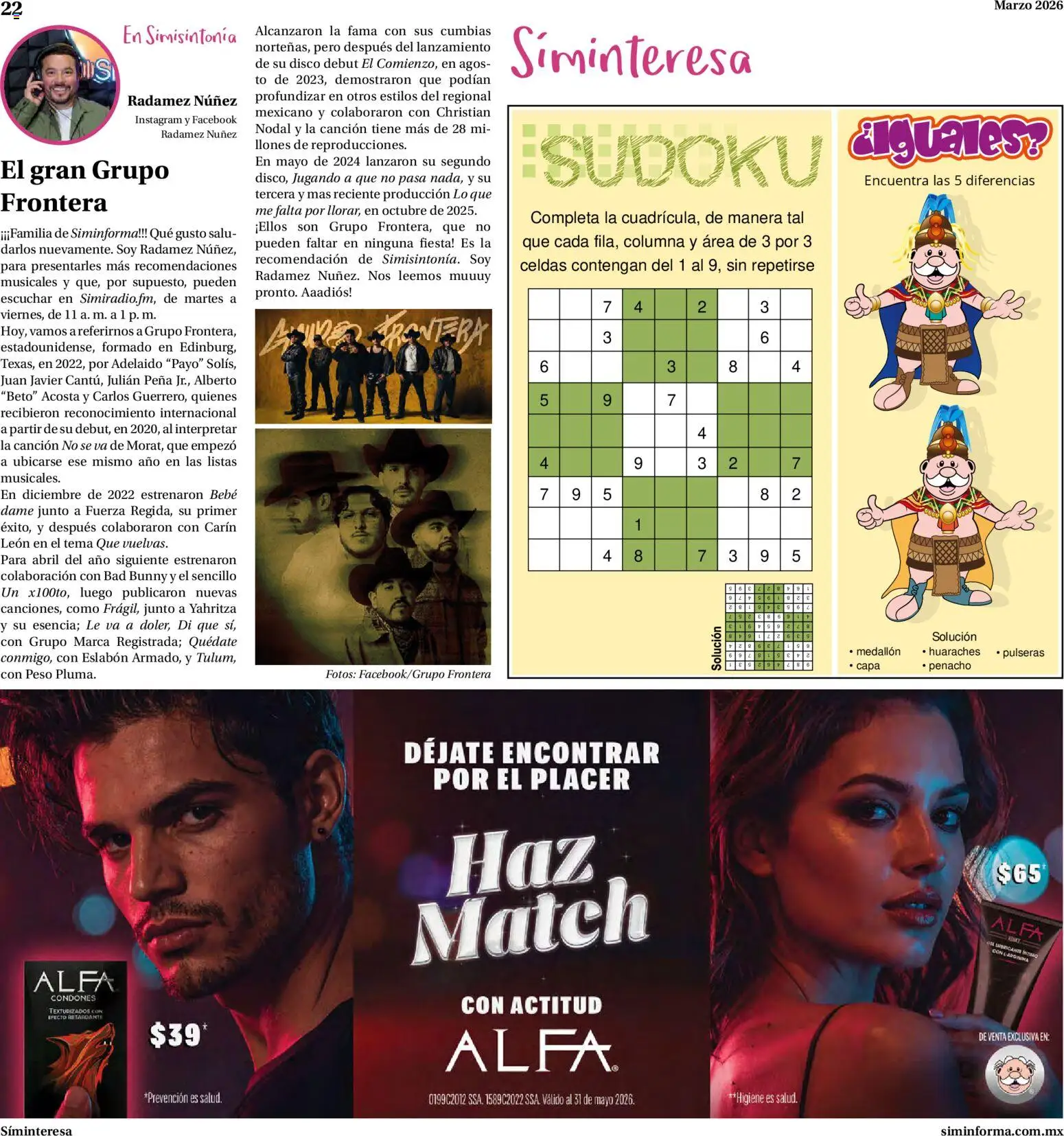 Nuevas ofertas de Farmacias Similares válidas en toda la República Mexicana desde el 01.03.2026. ¡Encuentra las mejores ofertas en Farmacias Similares catálogo! | Página: 22 | Productos: Disco