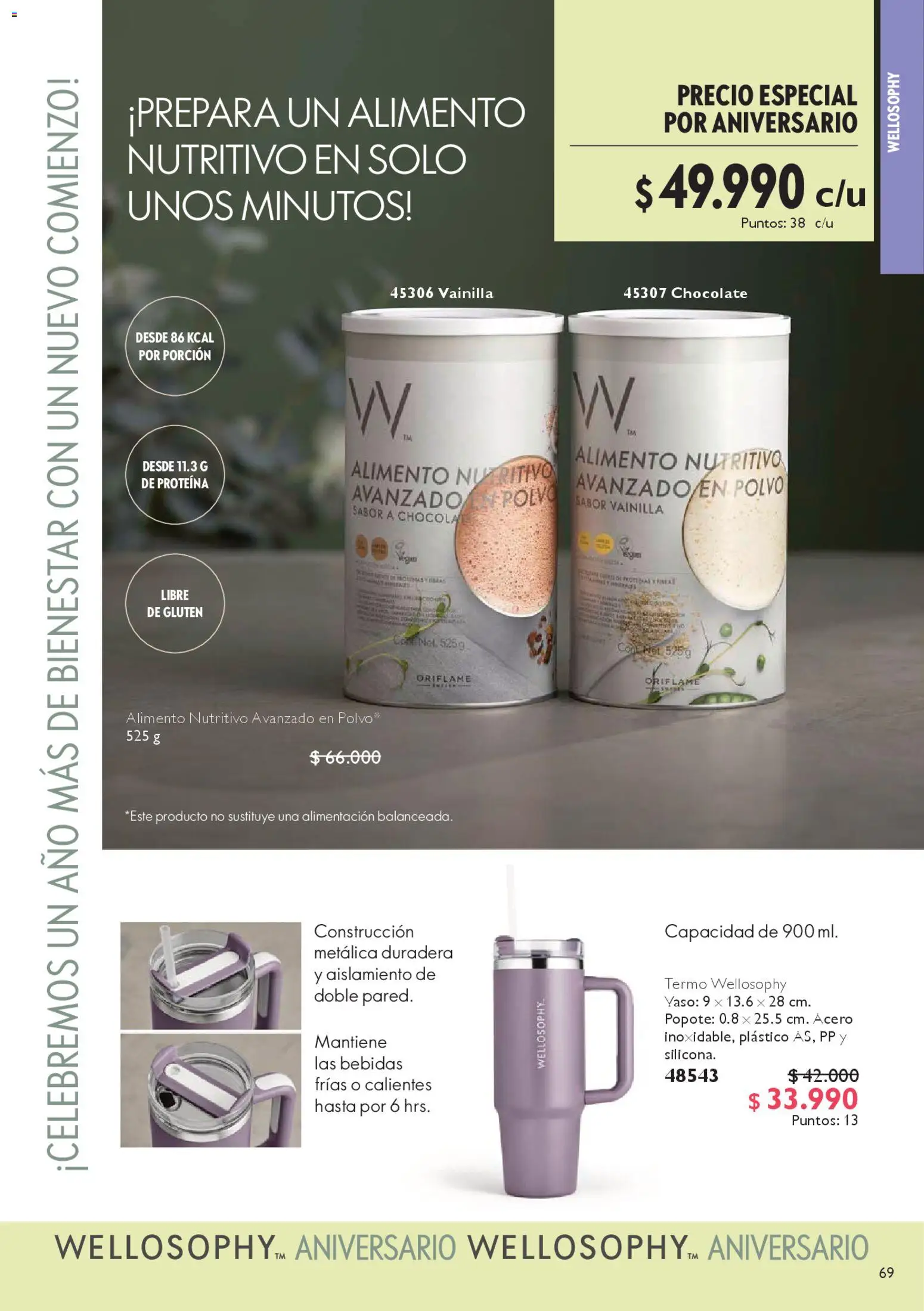 Oriflame catálogo │ válido desde el 27.12.2025 | Página: 69 | Productos: Polvo, Termo, Chocolate