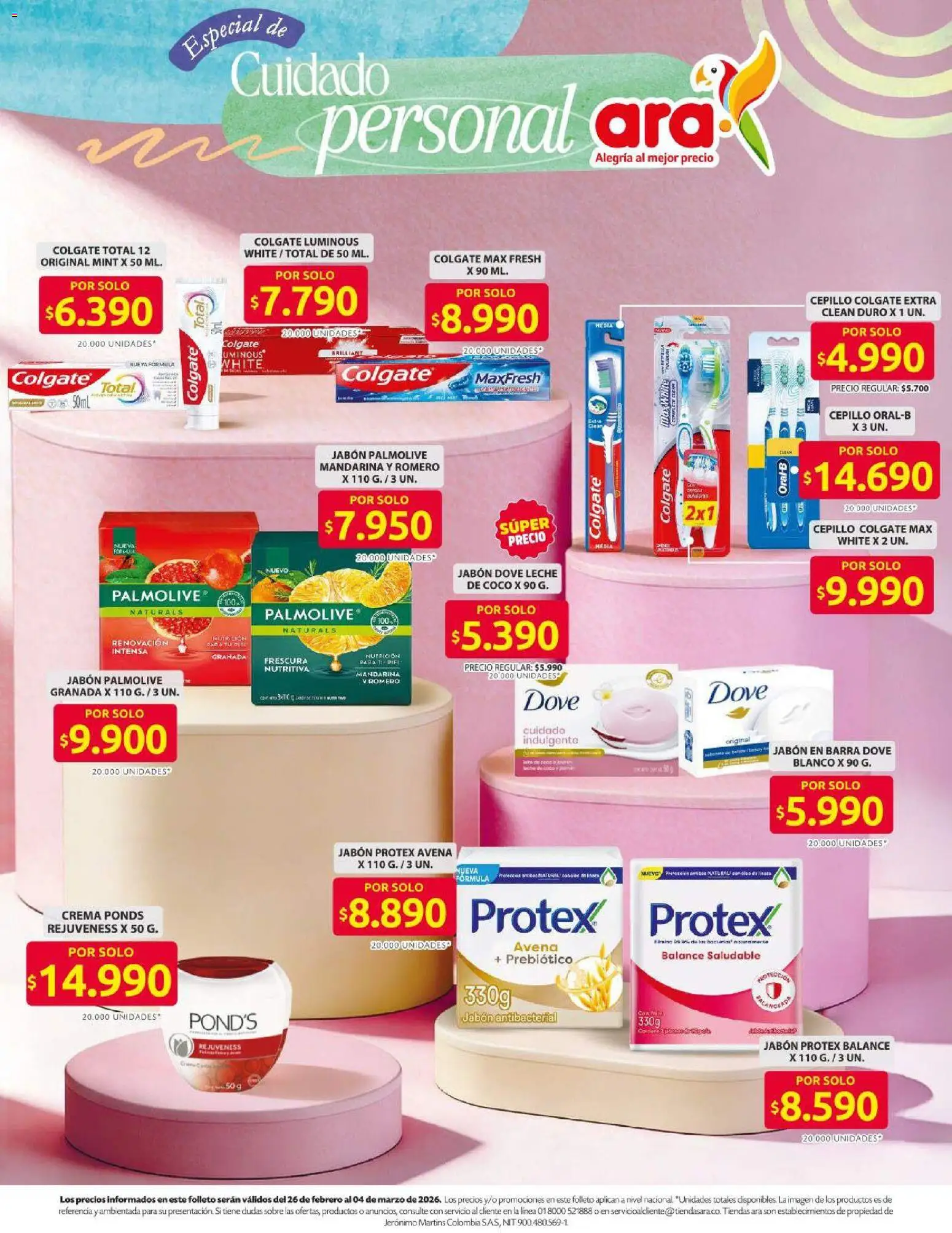 Ara revista - valida desde el 26.02.2026 | Página: 9 | Productos: Avena, Sobre, Cepillo, Coco