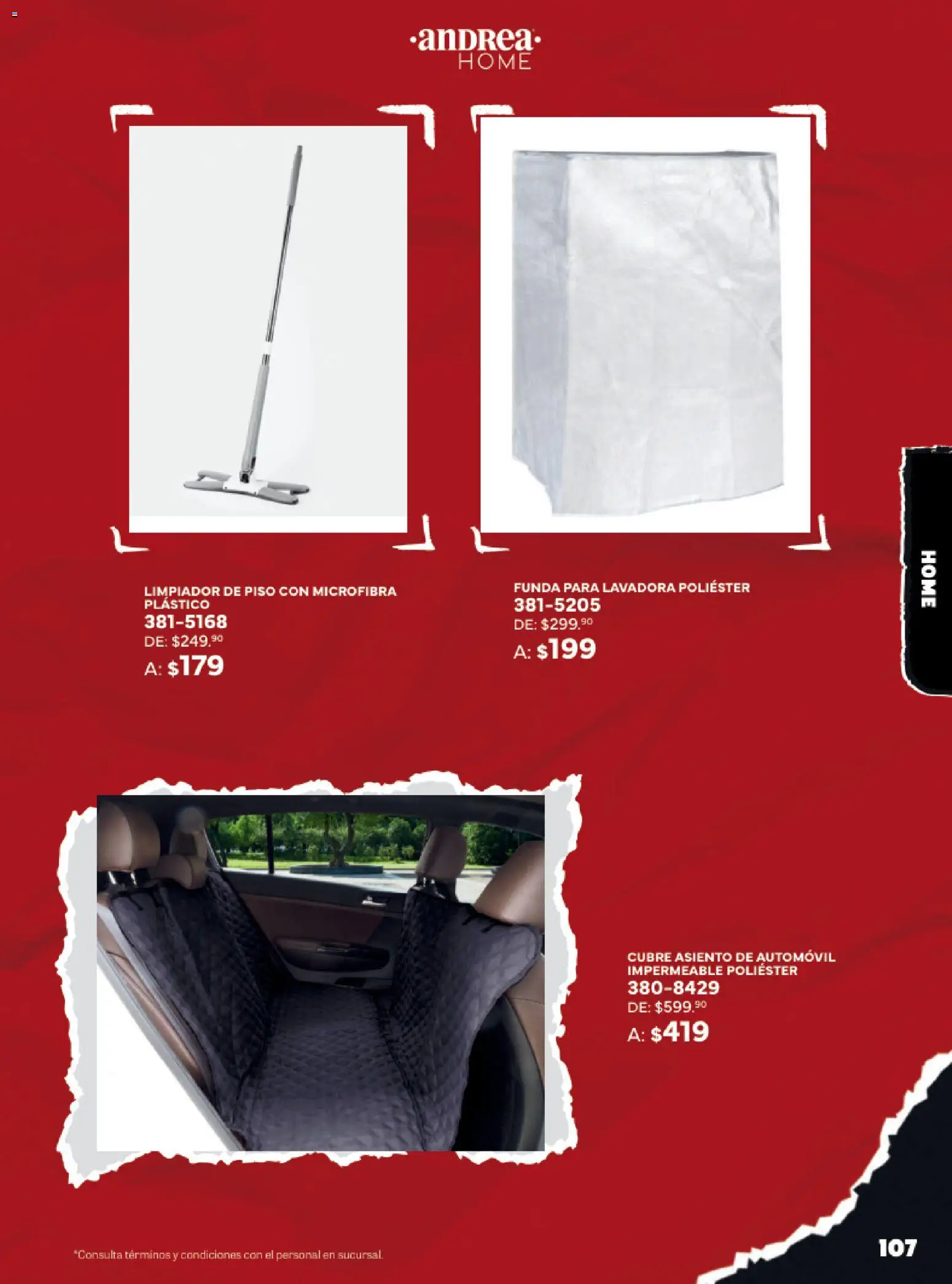 Nuevas ofertas de Andrea válidas en toda la República Mexicana desde el 02.11.2025. ¡Encuentra las mejores ofertas en Andrea Buen Fin ! | Página: 107 | Productos: Limpiador, Funda, Lavadora