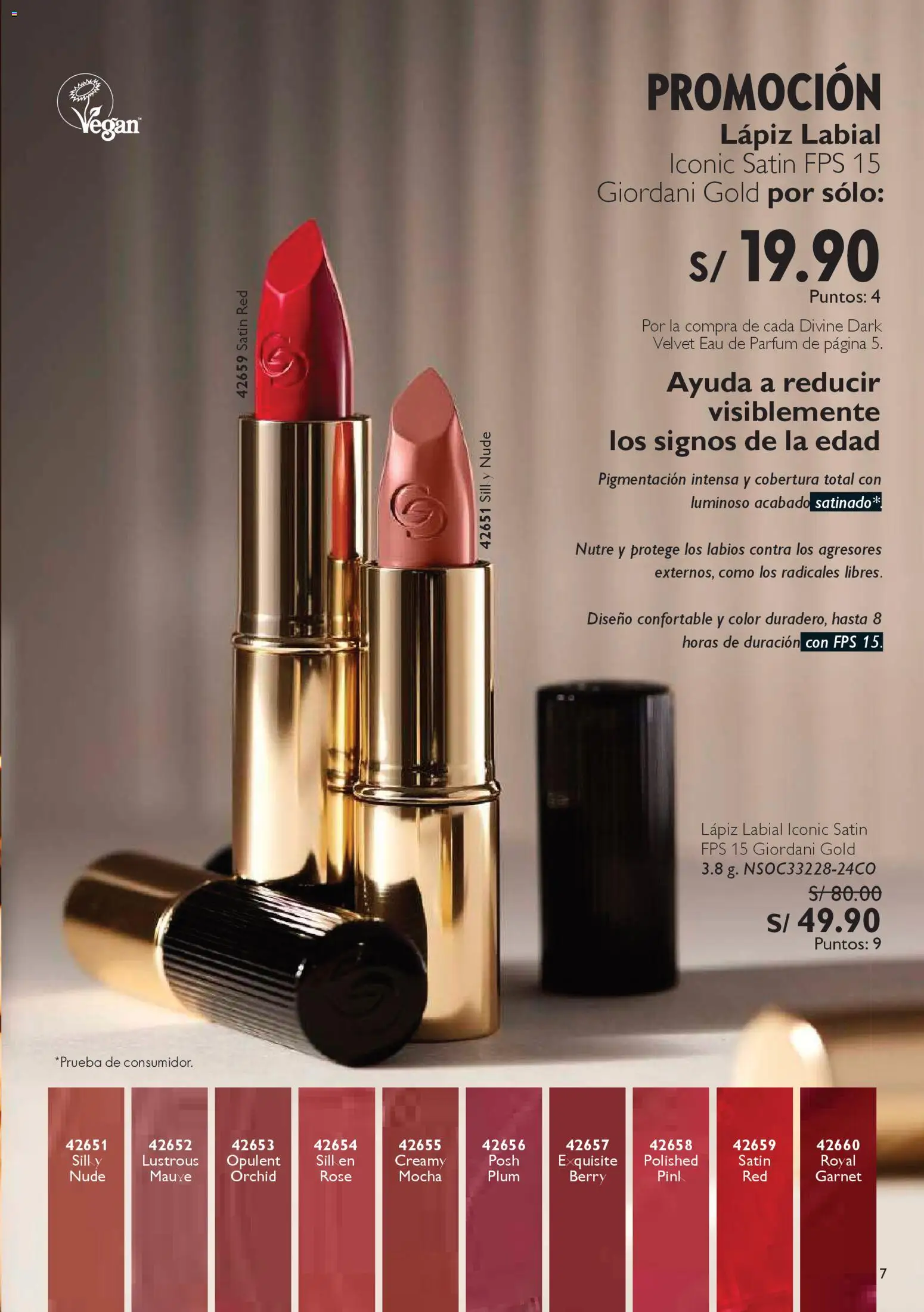 Catálogo Oriflame válido desde 15.11.2025 | Página: 7 | Productos: Lápiz labial