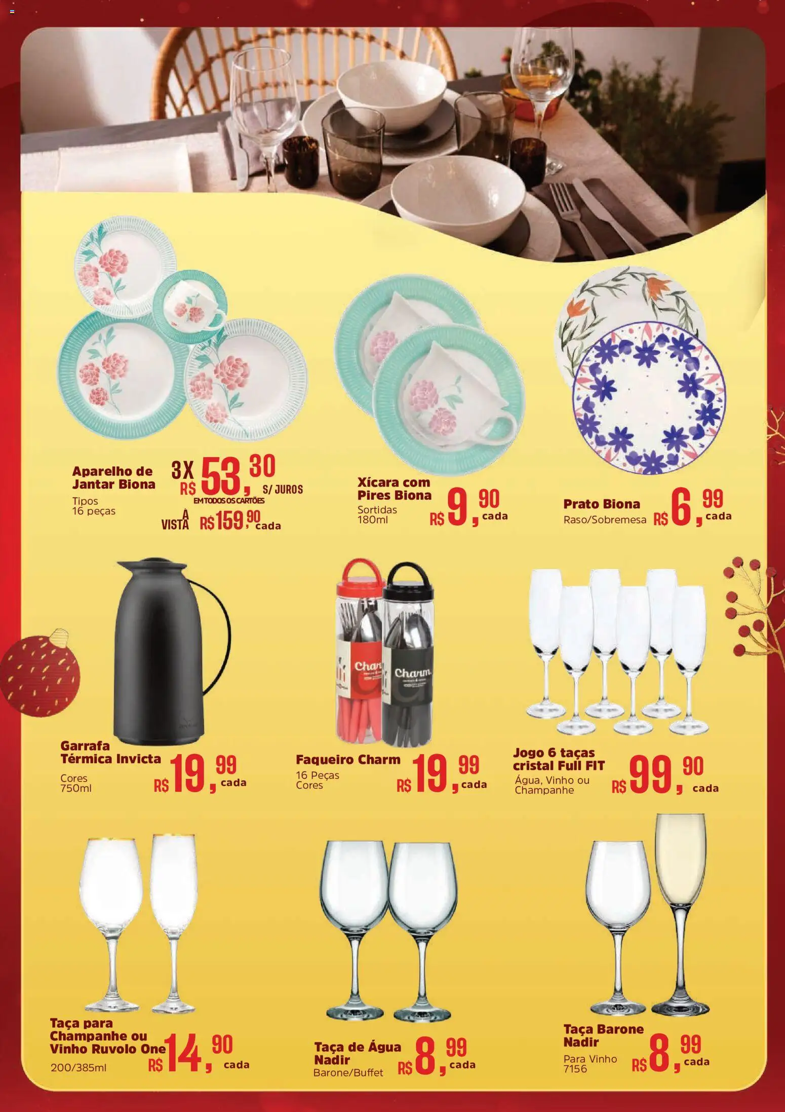 Mateus Folheto - válido de 17.12.2025 | Página: 3 | Produtos: Taças, Garrafa térmica, Vinho