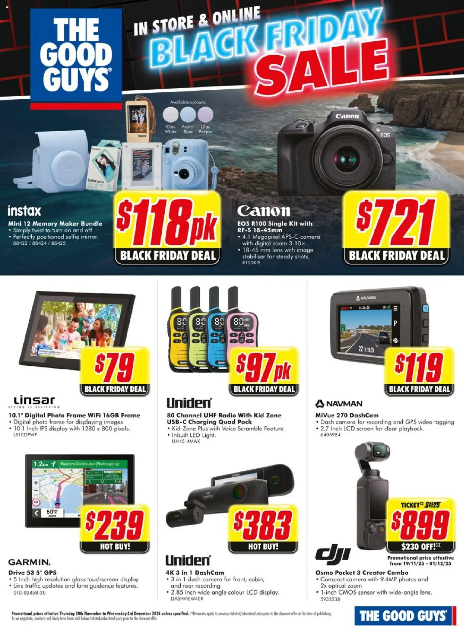 The Good Guys catalogue - valid from 23.11.2025 | Page: 4 | Products: Photo frame, Digital, Camera, Screen