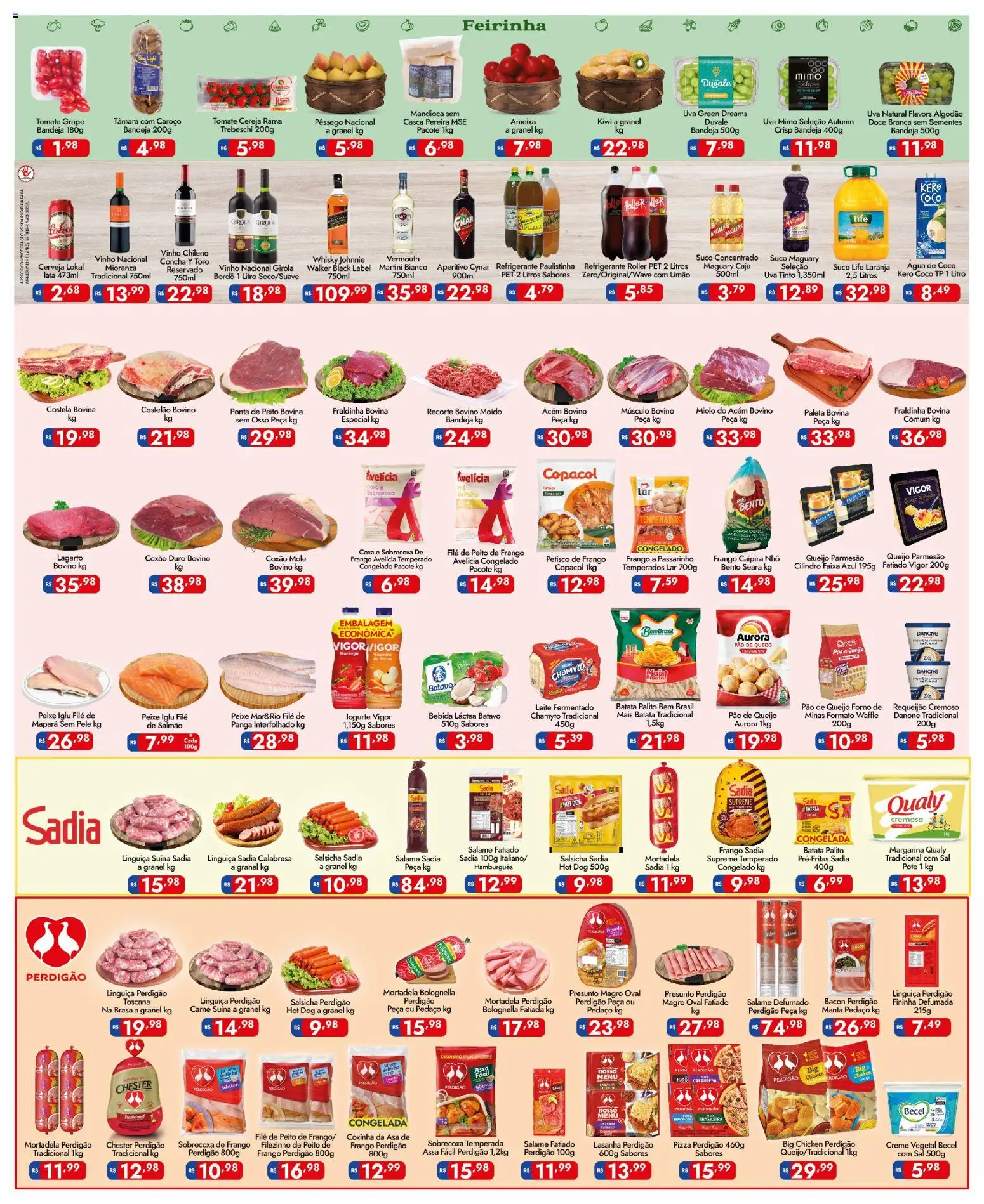 Supermercados Rondon Folheto - válido de 16.01.2026 | Página: 2 | Produtos: Queijo, Algodão, Queijo parmesão, Ameixa