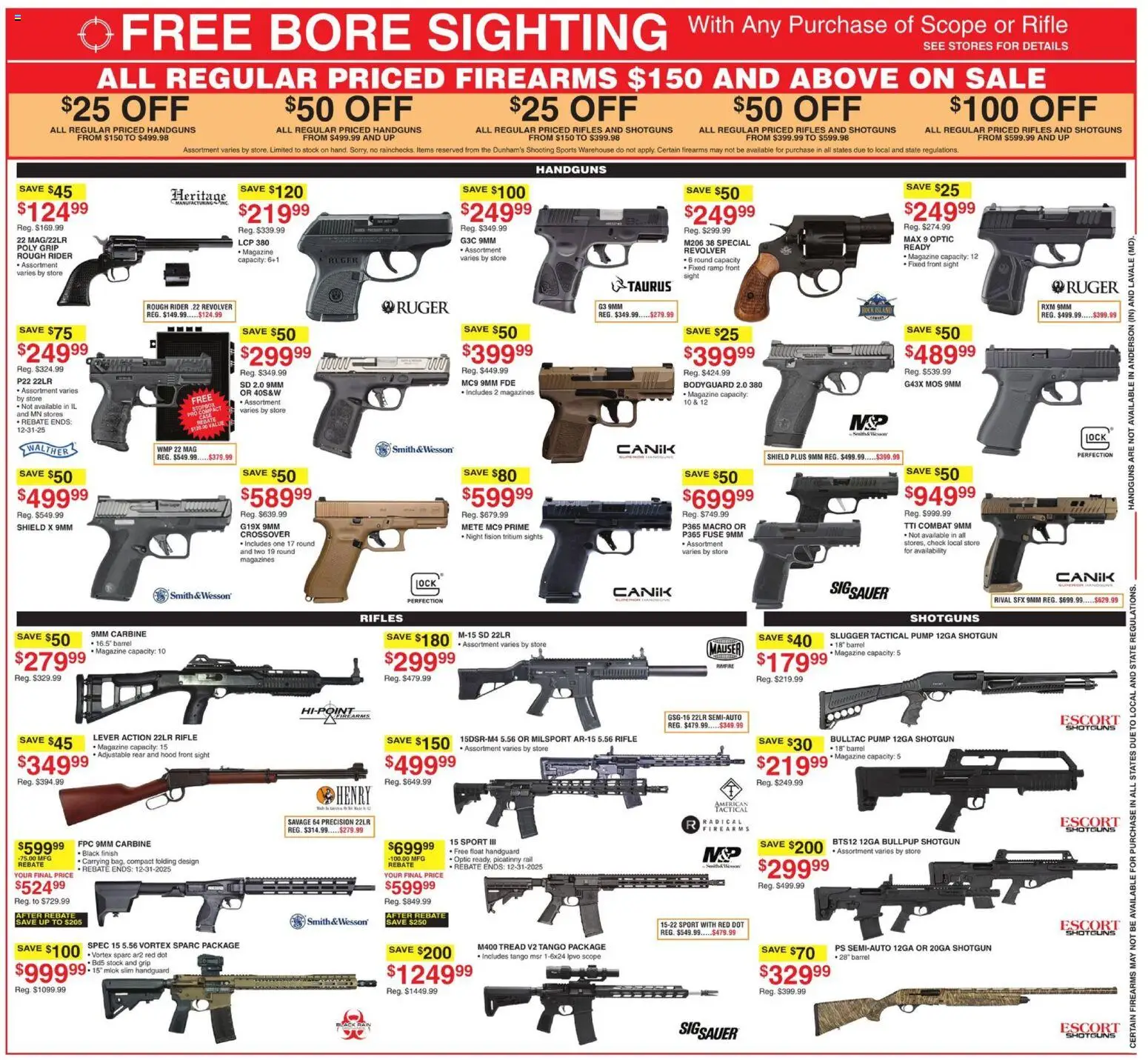 Dunham's Sports Weekly Ad - valid from 27.12.2025 | Page: 6 | Products: Pump, Case, Rifle, Rimfire