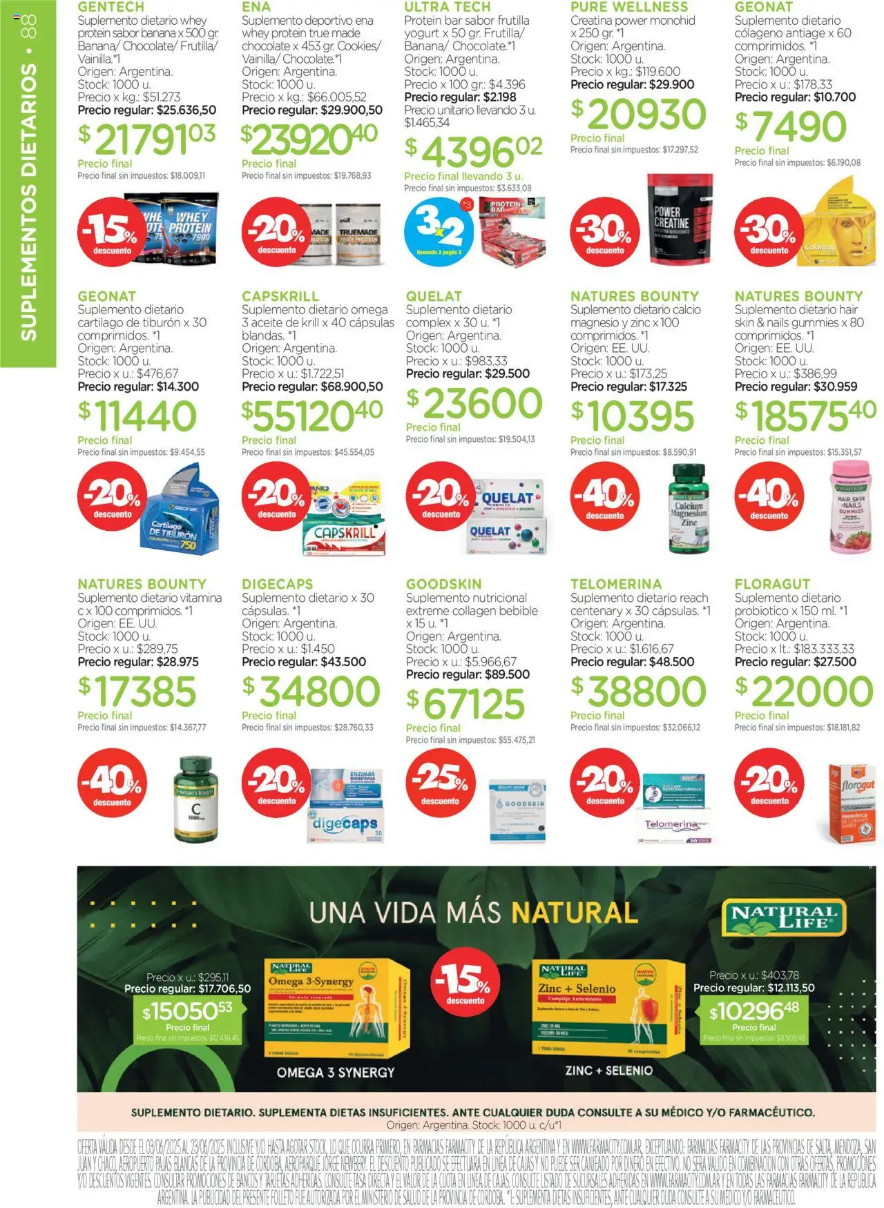 Farmacity catálogo │ válido desde el 03.06.2025 | Página: 88 | Productos: Frutilla, Banana, Aceite, Chocolate