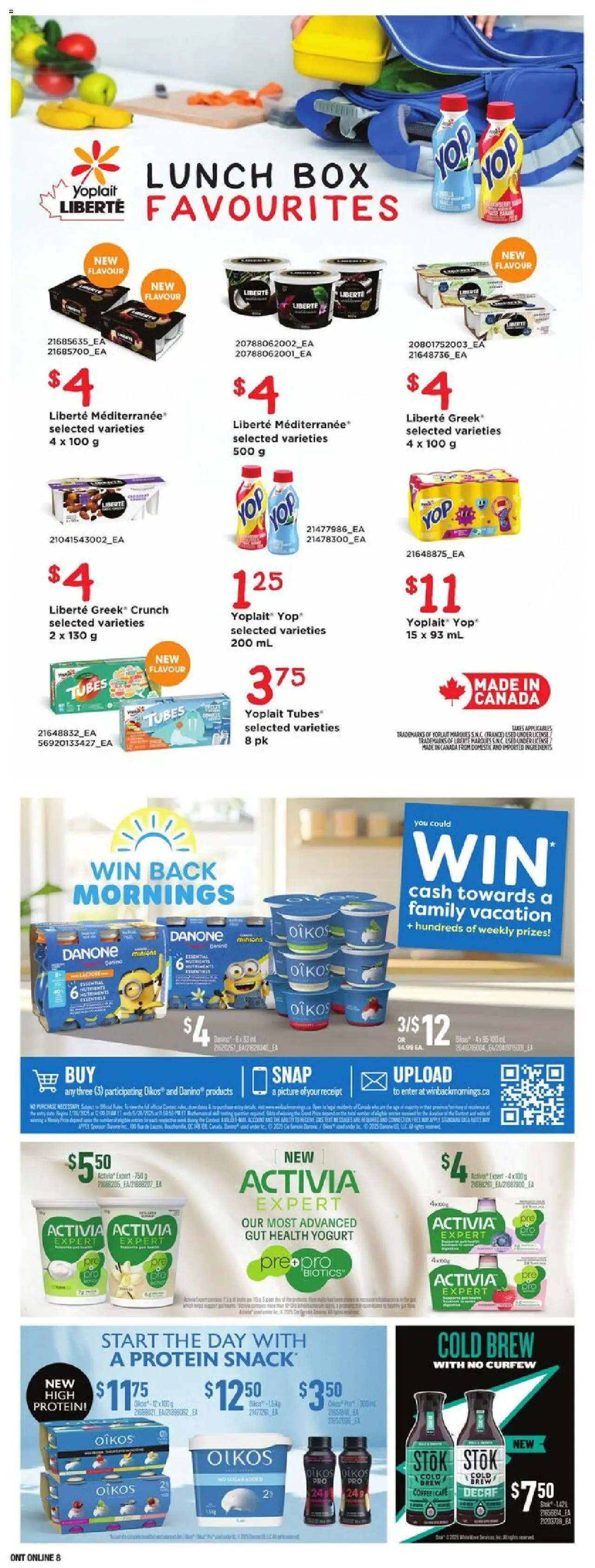 Loblaws flyer valid from 11.09.2025 | Page: 21 | Products: Box, Yogurt, Coffee