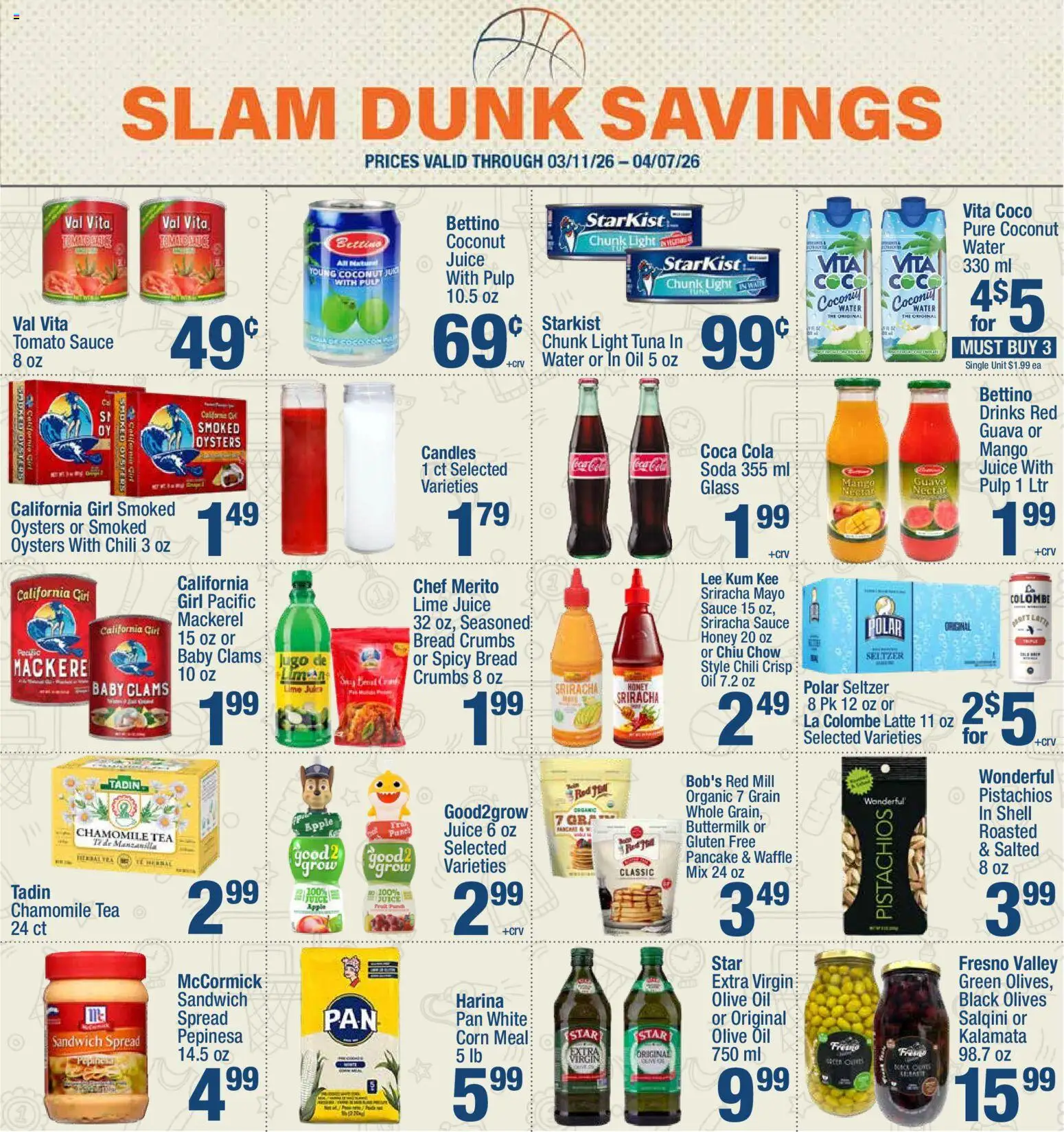 Super King - Weekly Ad - valid from 18.03.2026 | Page: 4 | Products: Corn, Bread, Juice, Mango