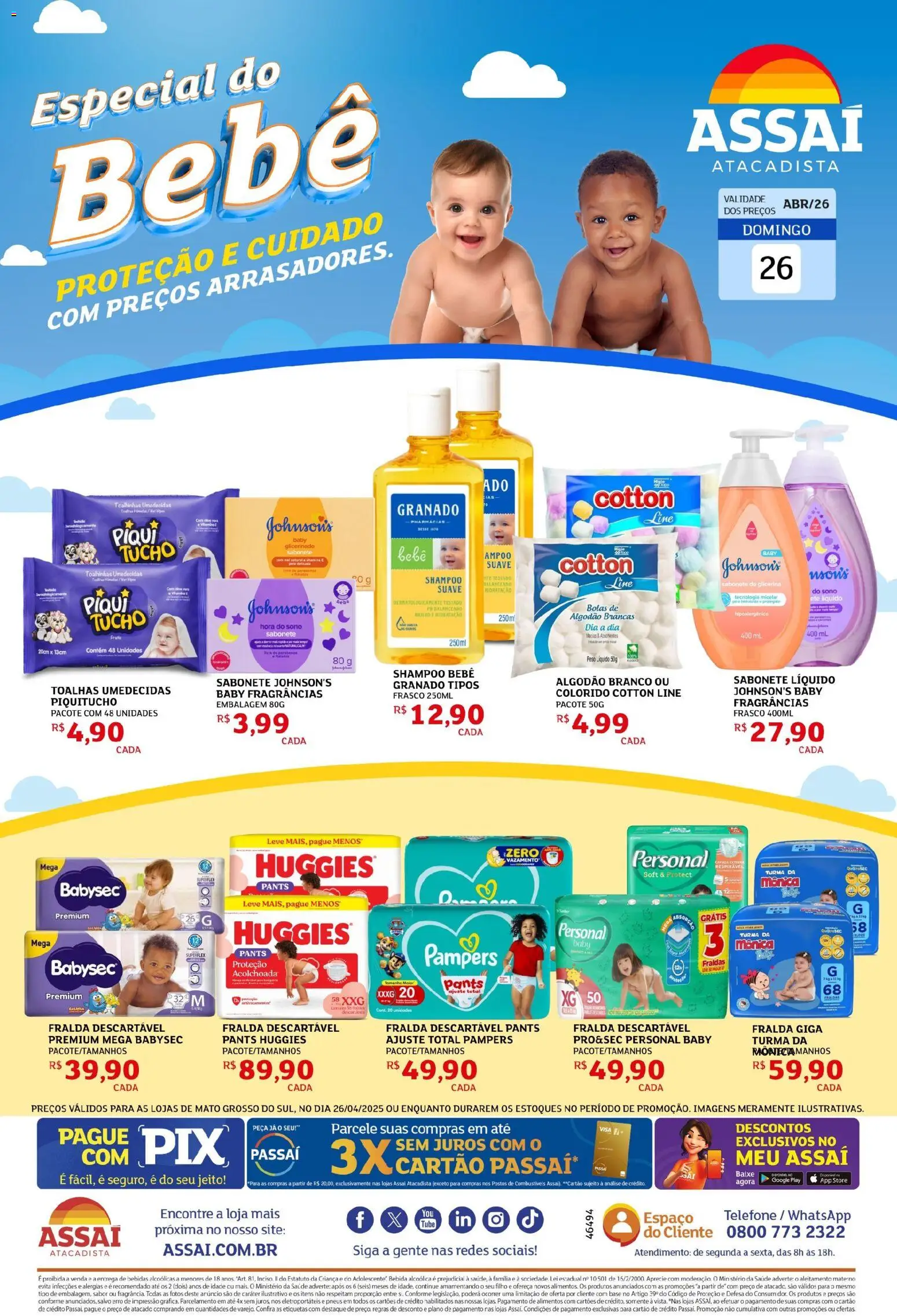 Assaí Atacadista Folheto - válido de 26.04.2026 | Página: 1