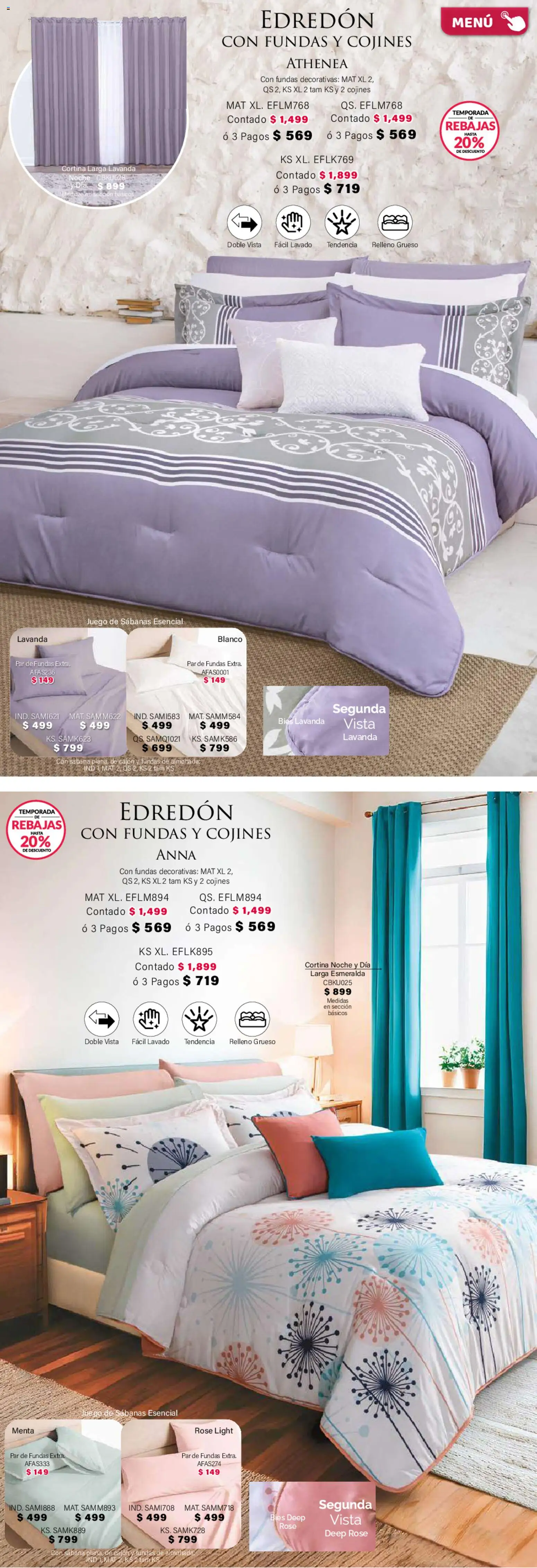 ¡El último » catálogo de Colchas Concord para Abril « está aquí! Descubre las SUPER OFERTAS. | México