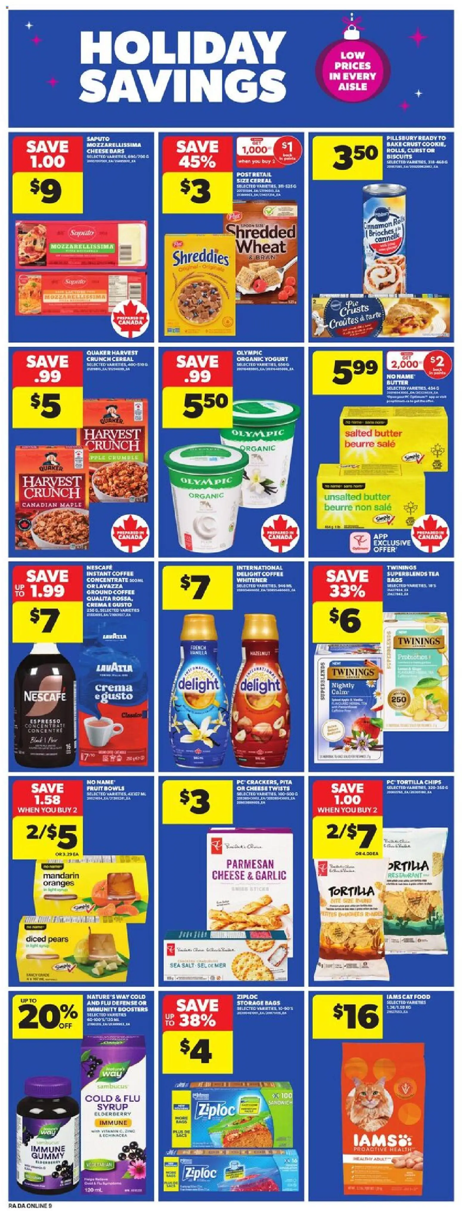 Atlantic Superstore flyer valid from 30.10.2025 | Page: 17 | Products: Tea, Chips, Butter, Coffee