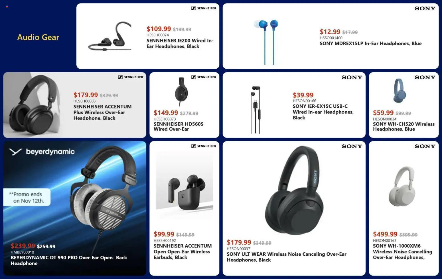 Canada Computers flyer valid from 07.11.2025 | Page: 11 | Products: Audio