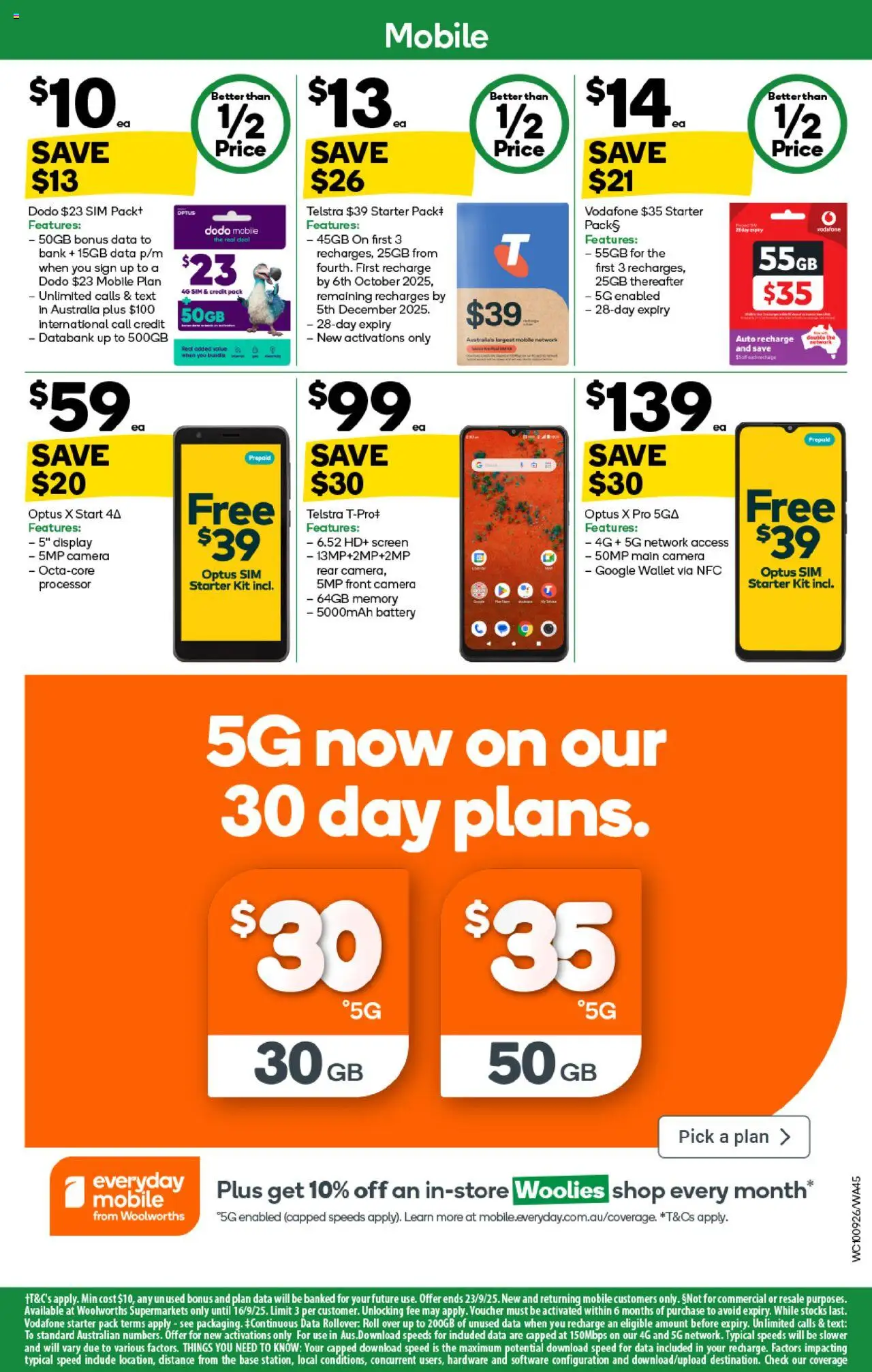 Woolworths catalogue - valid from 10.09.2025 | Page: 43 | Products: Battery, Wallet, Camera, Screen