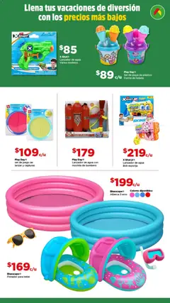 Vista previa de Bodega Aurrerá folleto Vacaciones, nuevo folleto de la tienda, válido en México a partir del 06.03.2026 | Página: 3 | Productos: Agua, Mochila, Helado, Shot