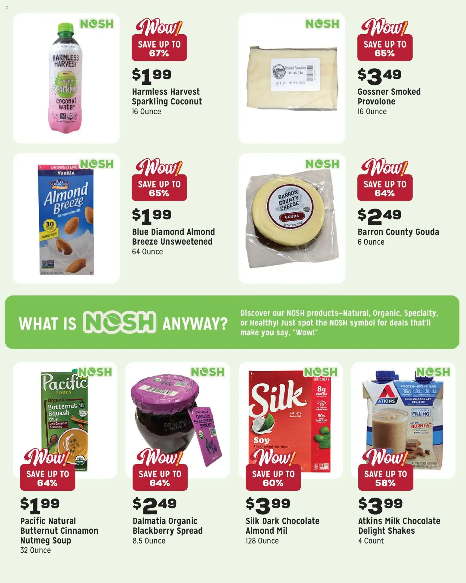 Grocery Outlet Weekly Ad - ID - valid from 08.04.2026 | Page: 7 | Products: Squash, Box, Milk, Water