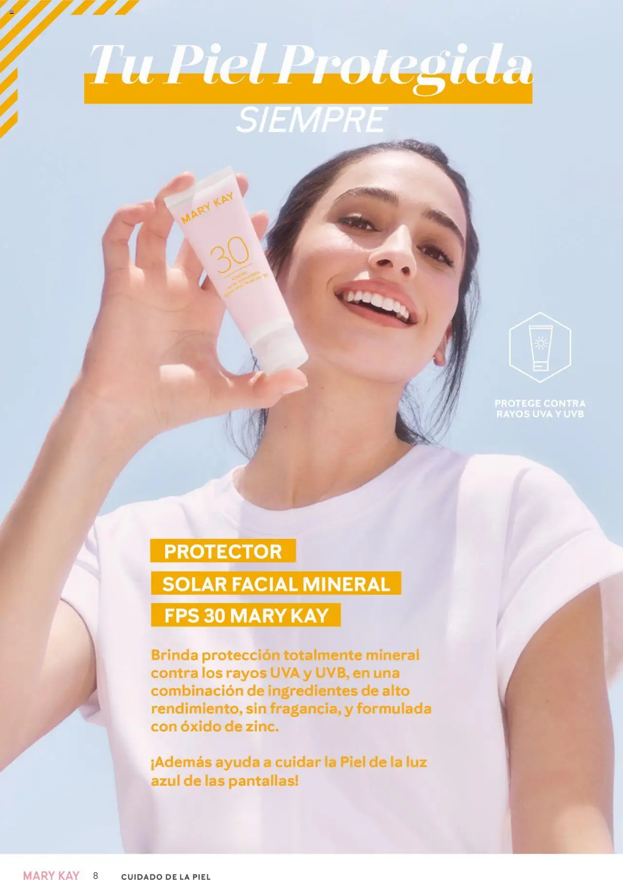 Mary Kay catálogo Invierno │ válido desde el 01.07.2025 | Página: 8 | Productos: Protector solar, Pantallas, Uva