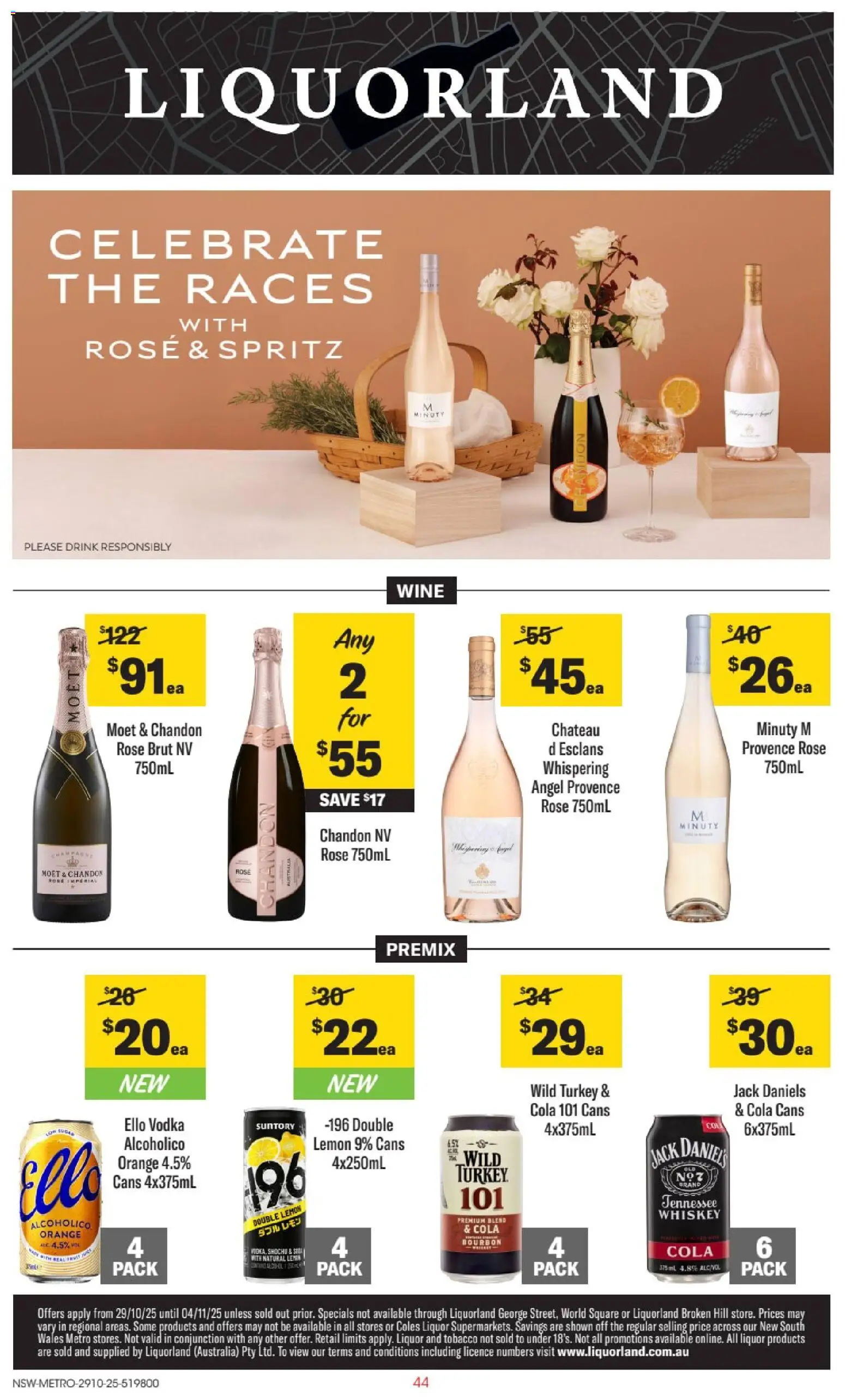 Liquorland catalogue - valid from 29.10.2025 | Page: 1 | Products: Vodka, Whiskey, Lemon, Turkey