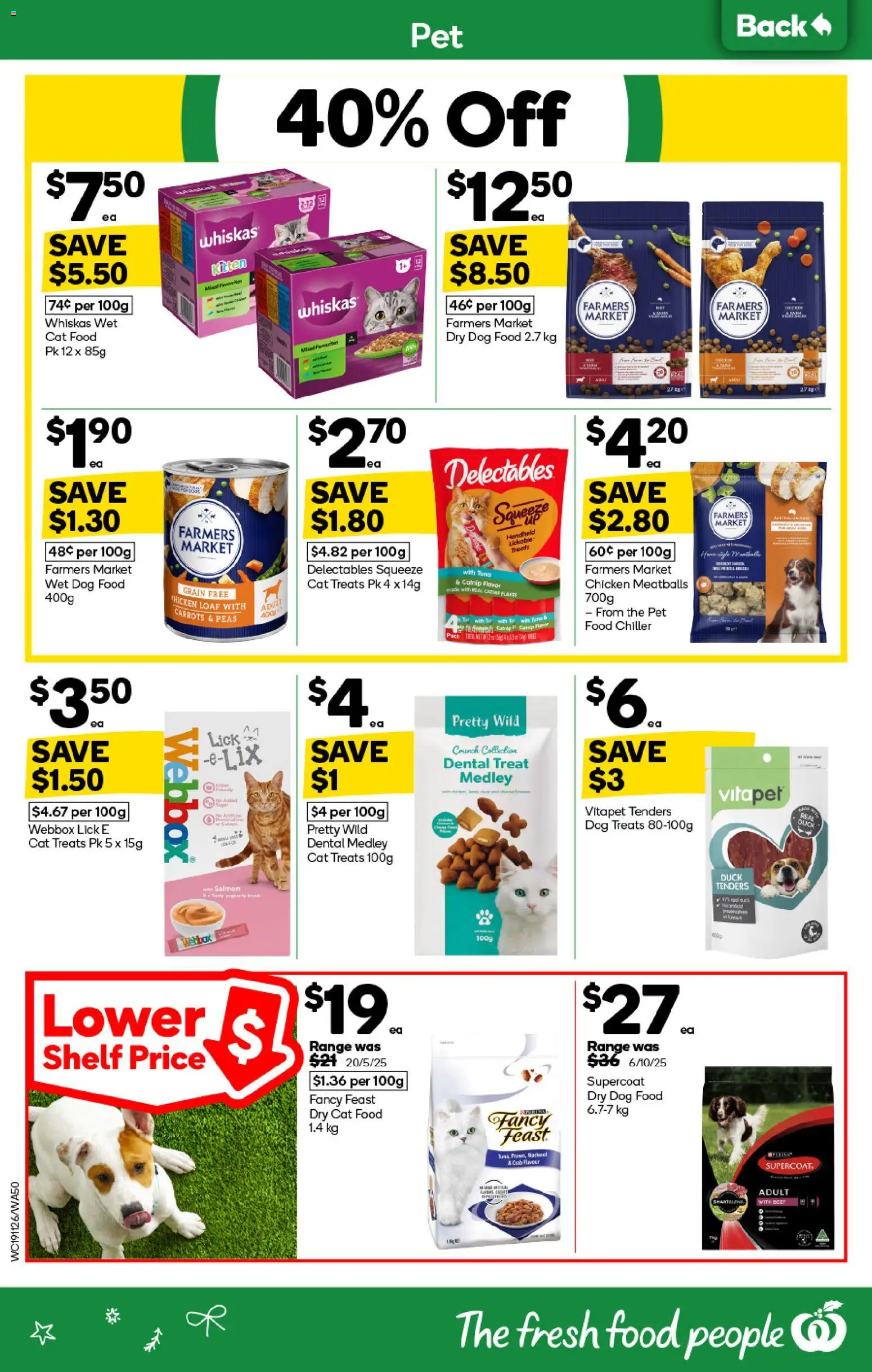 Woolworths catalogue - valid from 19.11.2025 | Page: 50 | Products: Duck, Dog food, Flakes, Salmon