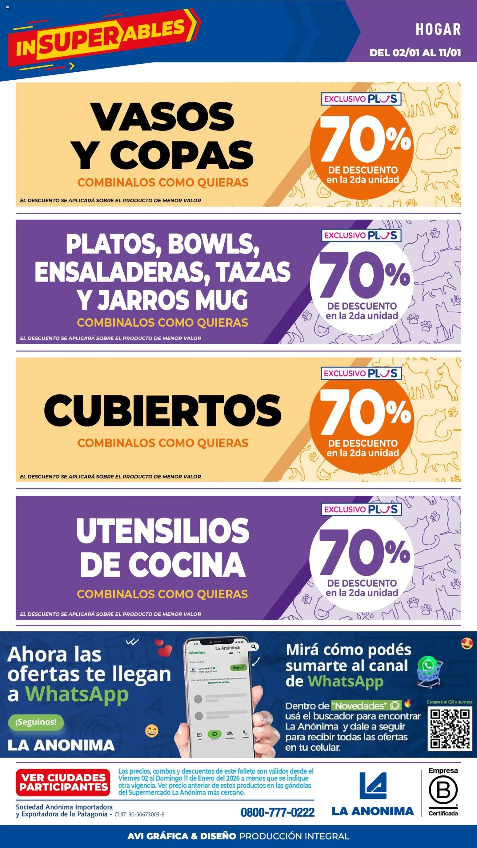 La Anonima catálogo │ válido desde el 02.01.2026 | Página: 38 | Productos: Utensilios de cocina, Cocina, Sobre, Té