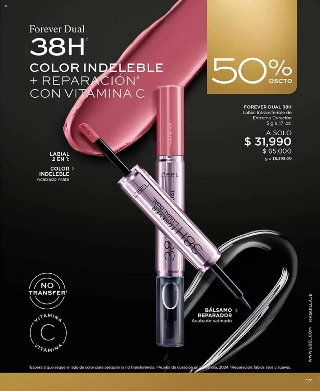 L'Bel revista - valida desde el 14.10.2025 | Página: 97 | Productos: Bálsamo, Maquillaje