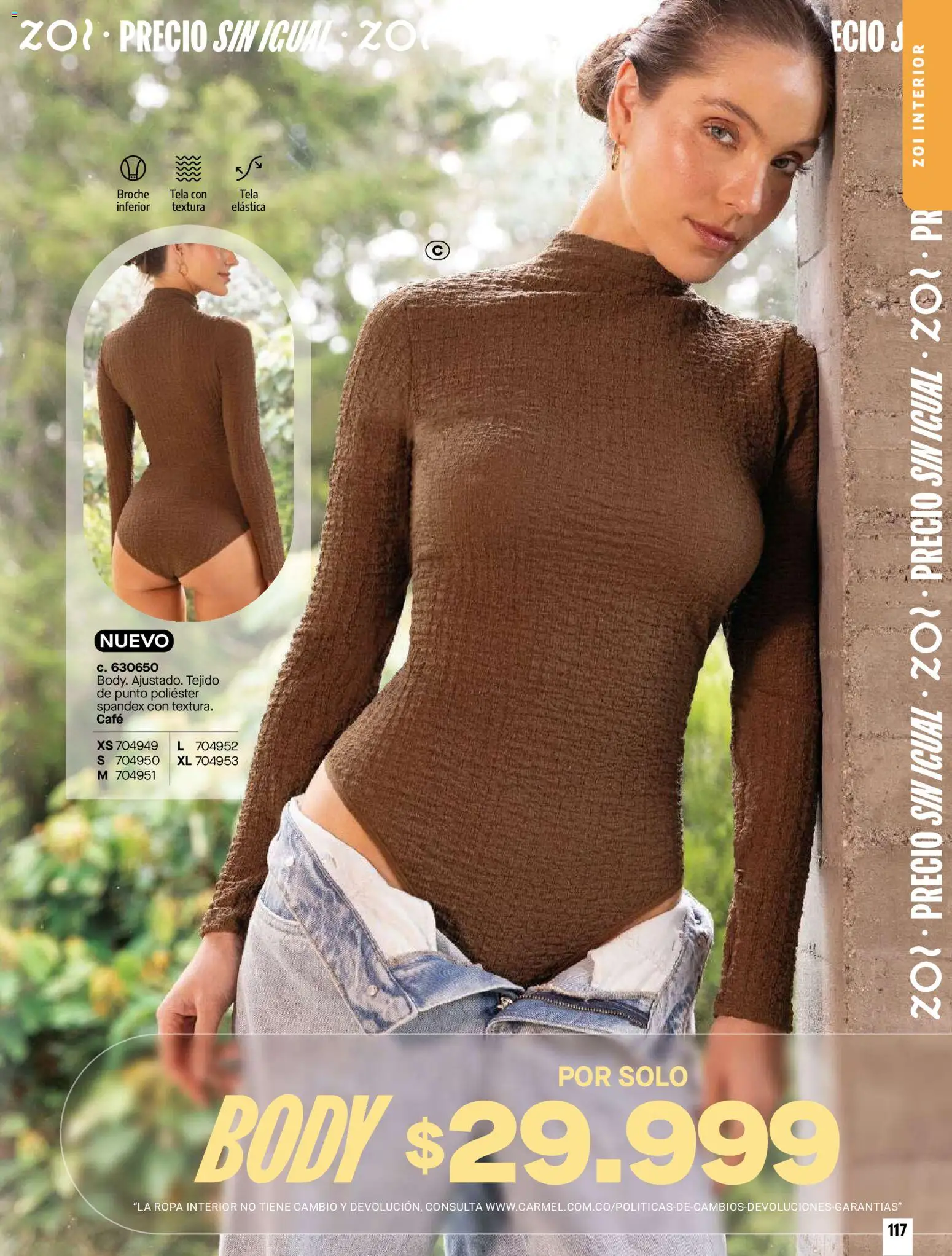 Carmel revista - valida desde el 01.05.2026 | Página: 117 | Productos: Body, Ropa, Ropa interior, Café