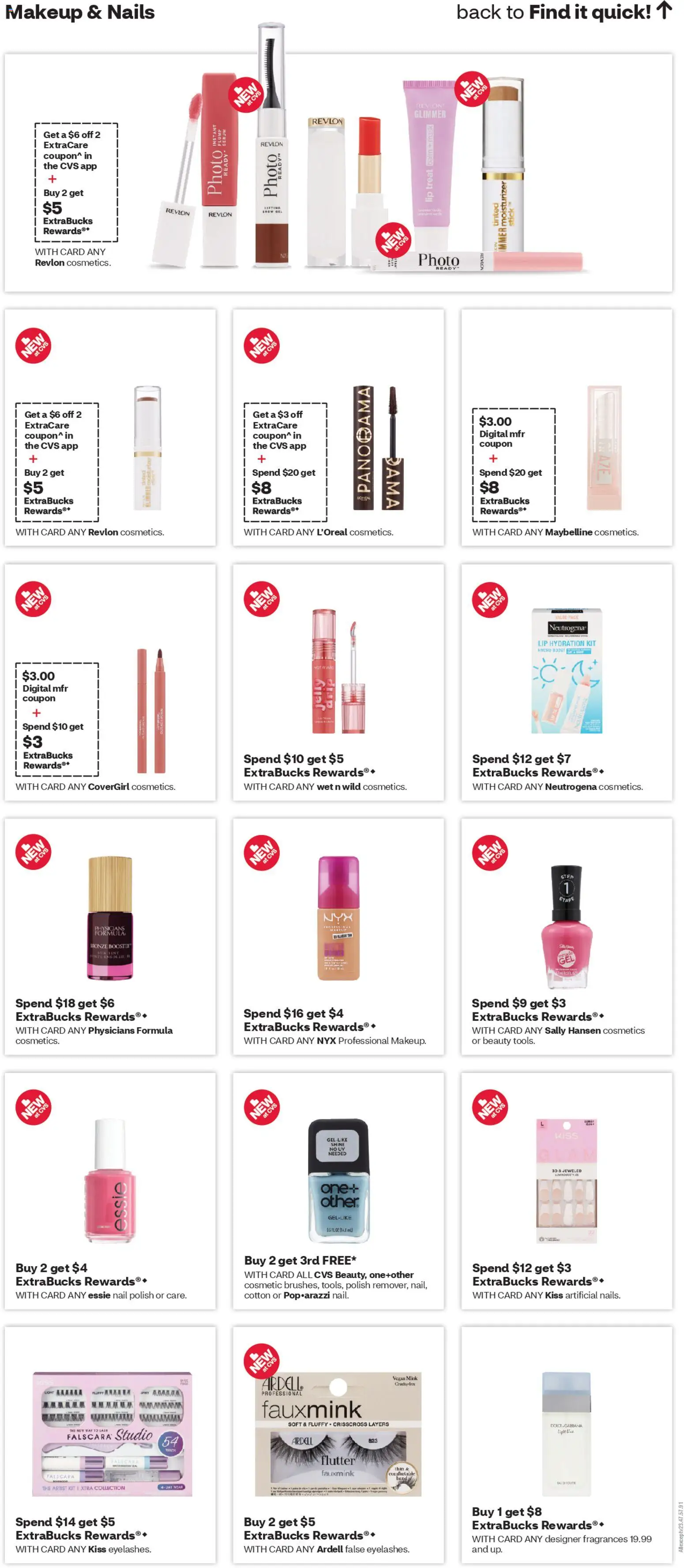 CVS Pharmacy Weekly Ad - valid from 19.04.2026 | Page: 12 | Products: Nail, Nail polish, Mask