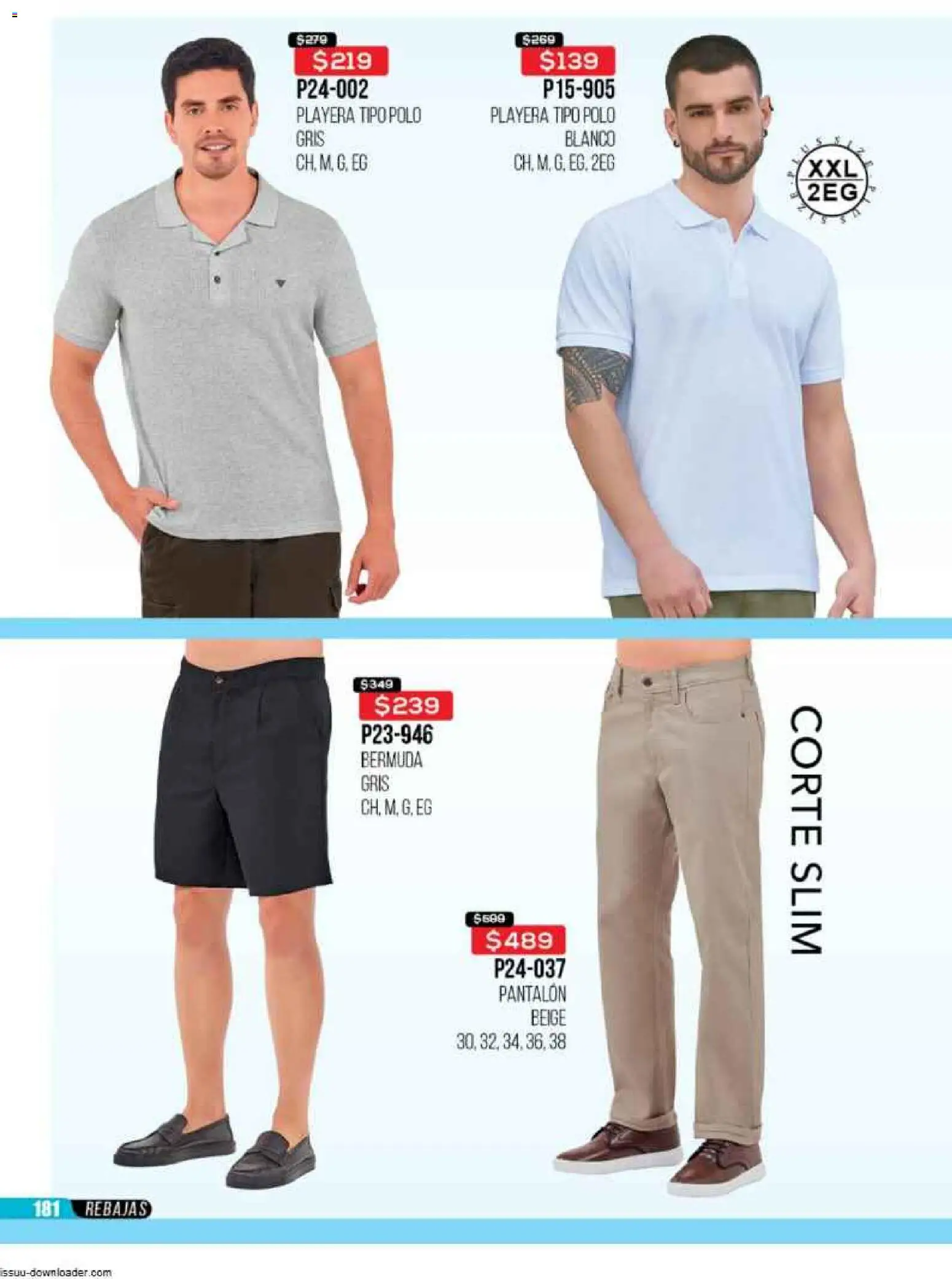 Nuevas ofertas de Cklass válidas en toda la República Mexicana desde el 31.10.2025. ¡Encuentra las mejores ofertas en Cklass catálogo Super Rebajas Ropa! | Página: 184 | Productos: Playera, Bermuda