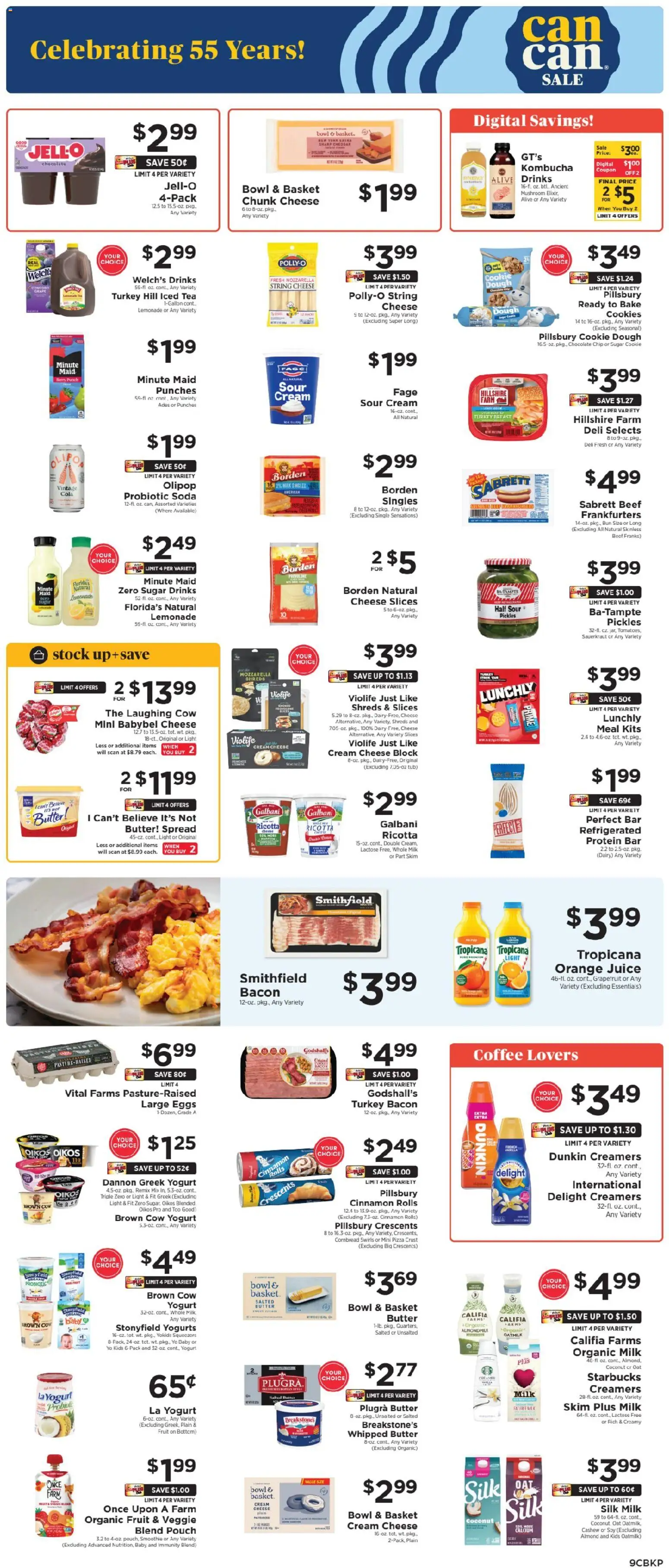 ShopRite Weekly Ad - valid from 16.01.2026 | Page: 10 | Products: Basket, Cheese, Eggs, Pizza