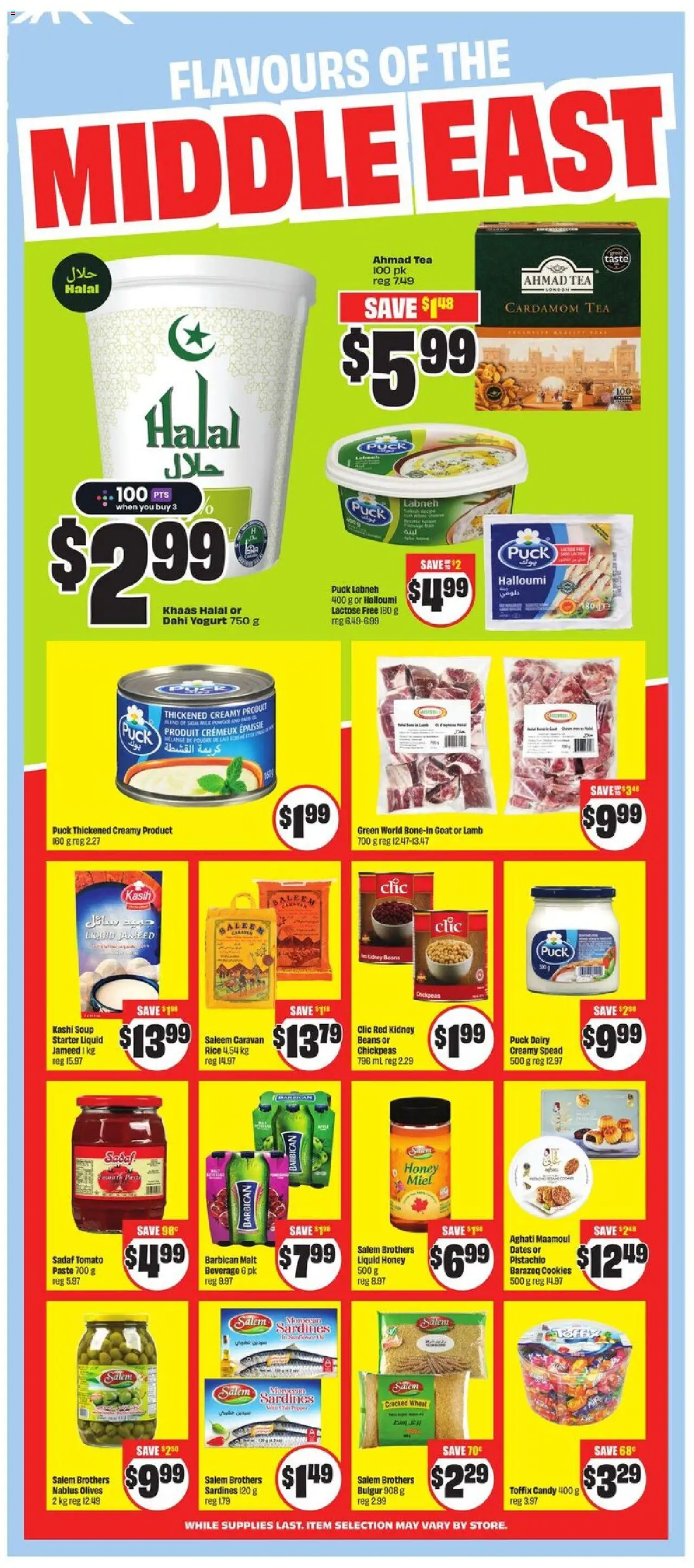 FreshCo flyer valid from 02.10.2025 | Page: 13 | Products: Rice, Tea, Milk, Yogurt