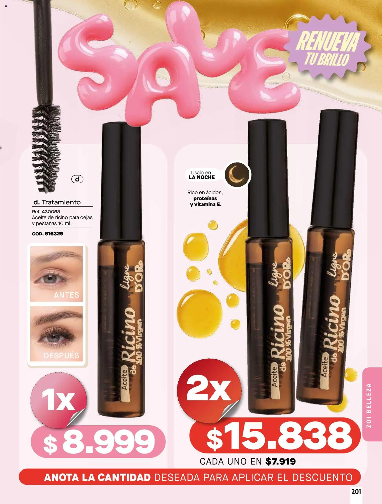 Pacifika revista - valida desde el 01.02.2026 | Página: 201 | Productos: Brillo, Aceite