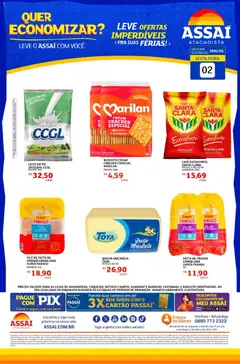 Encarte Assaí Atacadista - PA - Pré-Visualização do folheto da loja Assaí Atacadista, válido de 02.01.2026