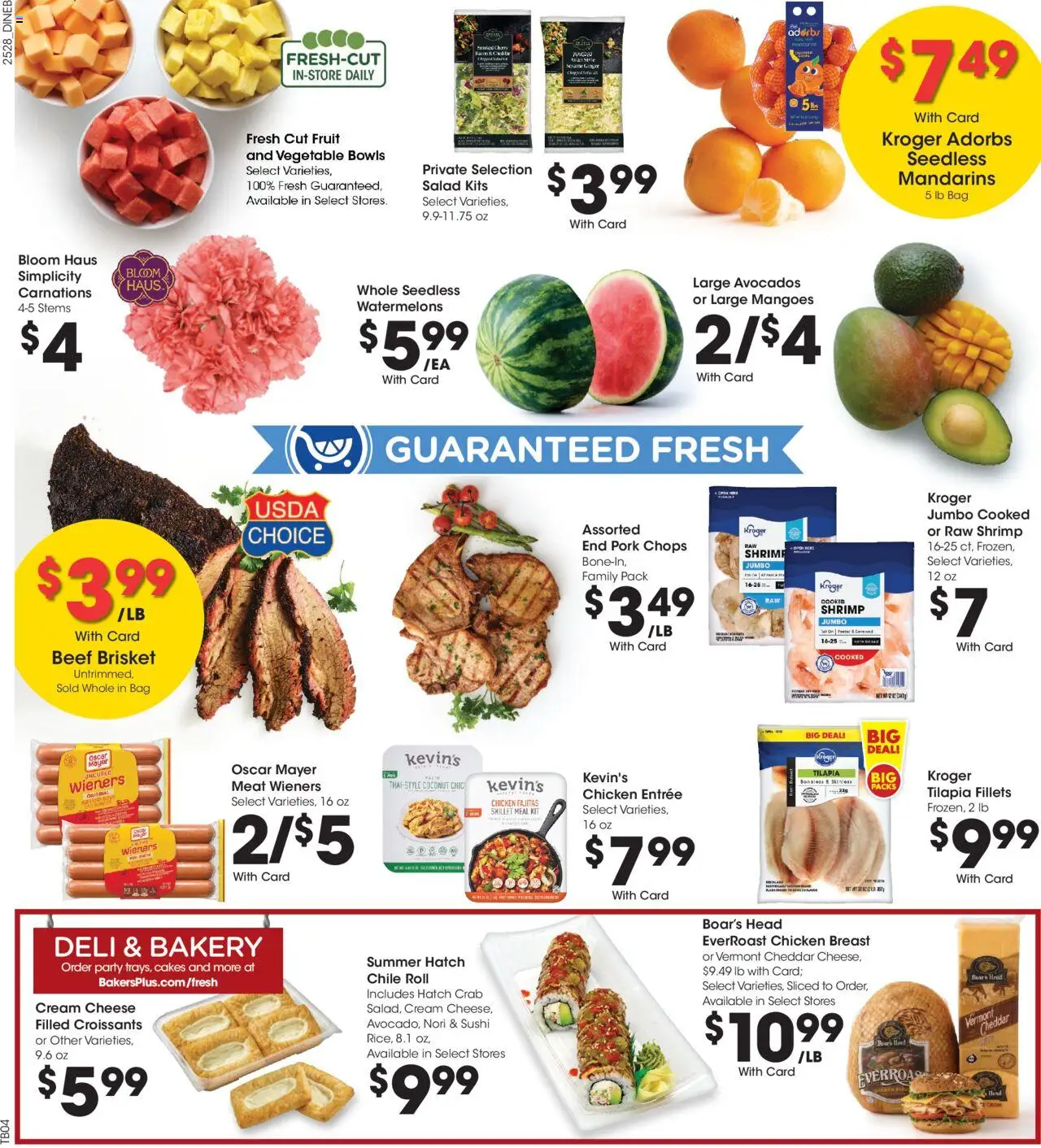 Baker's Weekly Ad - valid from 13.08.2025 | Page: 8 | Products: Bakery, Pork, Beef, Croissants