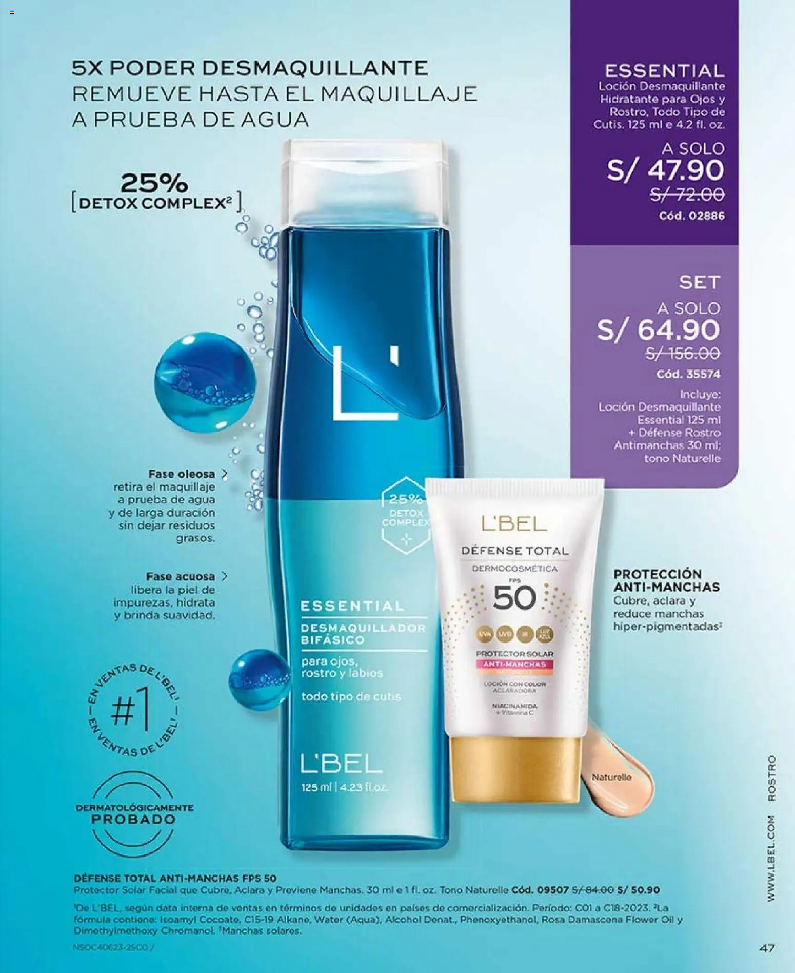 Catálogo L'Bel válido desde 18.12.2025 | Página: 47 | Productos: Protector solar, Maquillaje