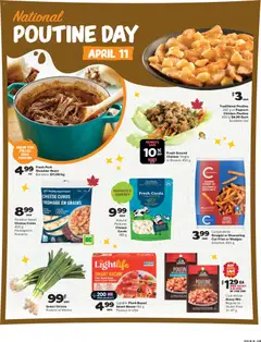 Preview of Thrifty Foods weekly flyer / circulaire from shop Thrifty Foods valid from 09.04.2026 | Page: 14 | Products: Cheese, Chicken, Pork