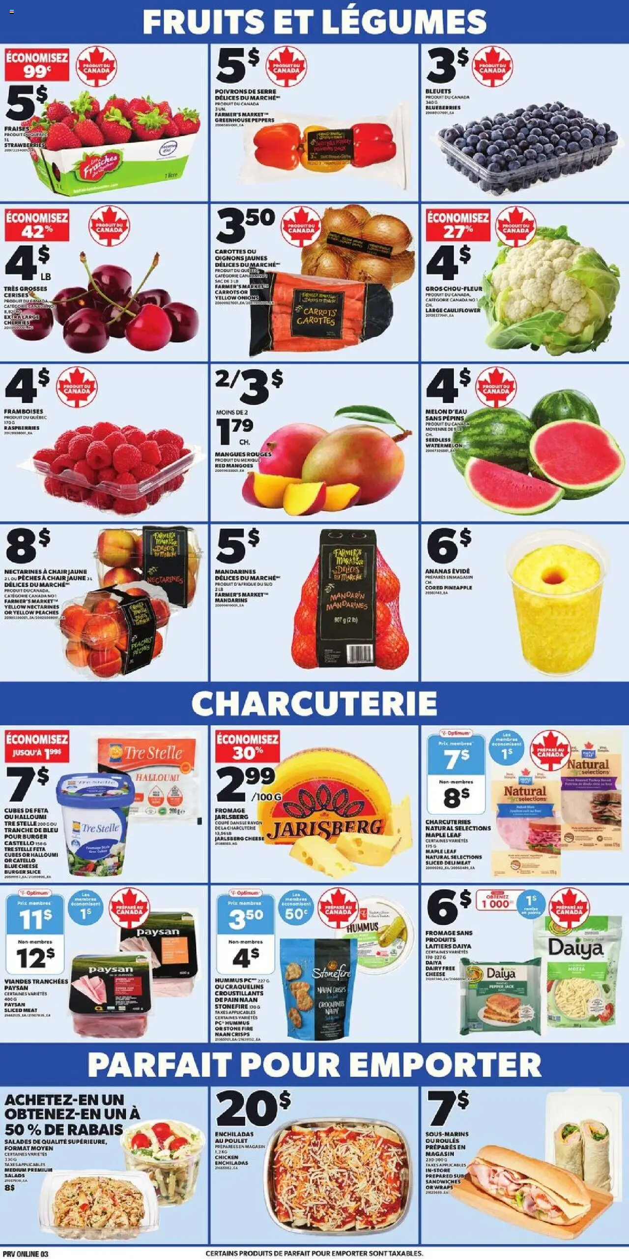 Provigo flyer valid from 07.08.2025 | Page: 5 | Products: Pineapple, PC, Cheese, Chicken