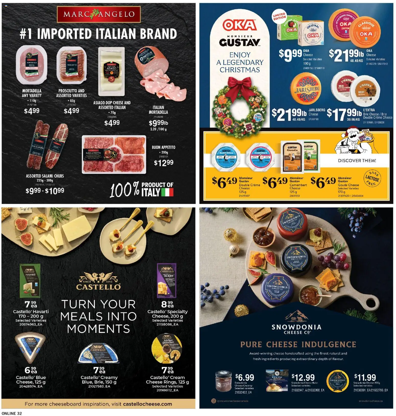 Fortinos flyer valid from 18.12.2025 | Page: 32 | Products: Cream, Cheese, Salami