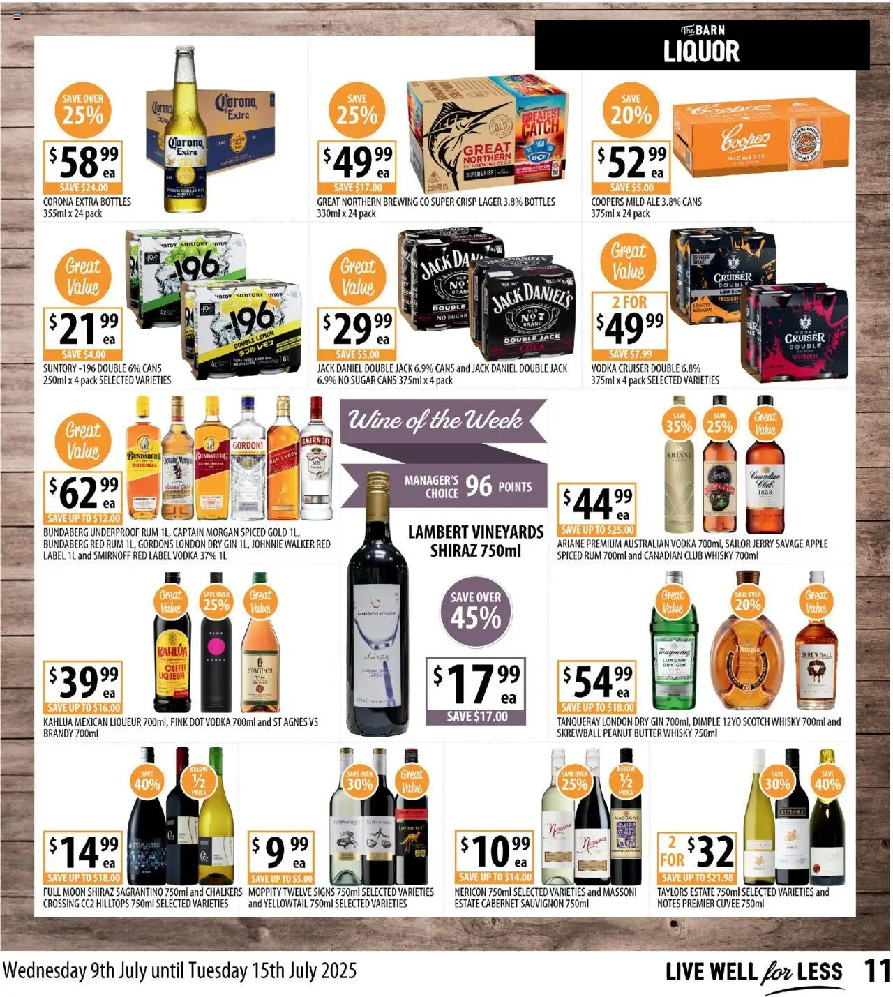 Supabarn catalogue - valid from 09.07.2025 | Page: 11 | Products: Coffee, Wine, Vodka, Rum