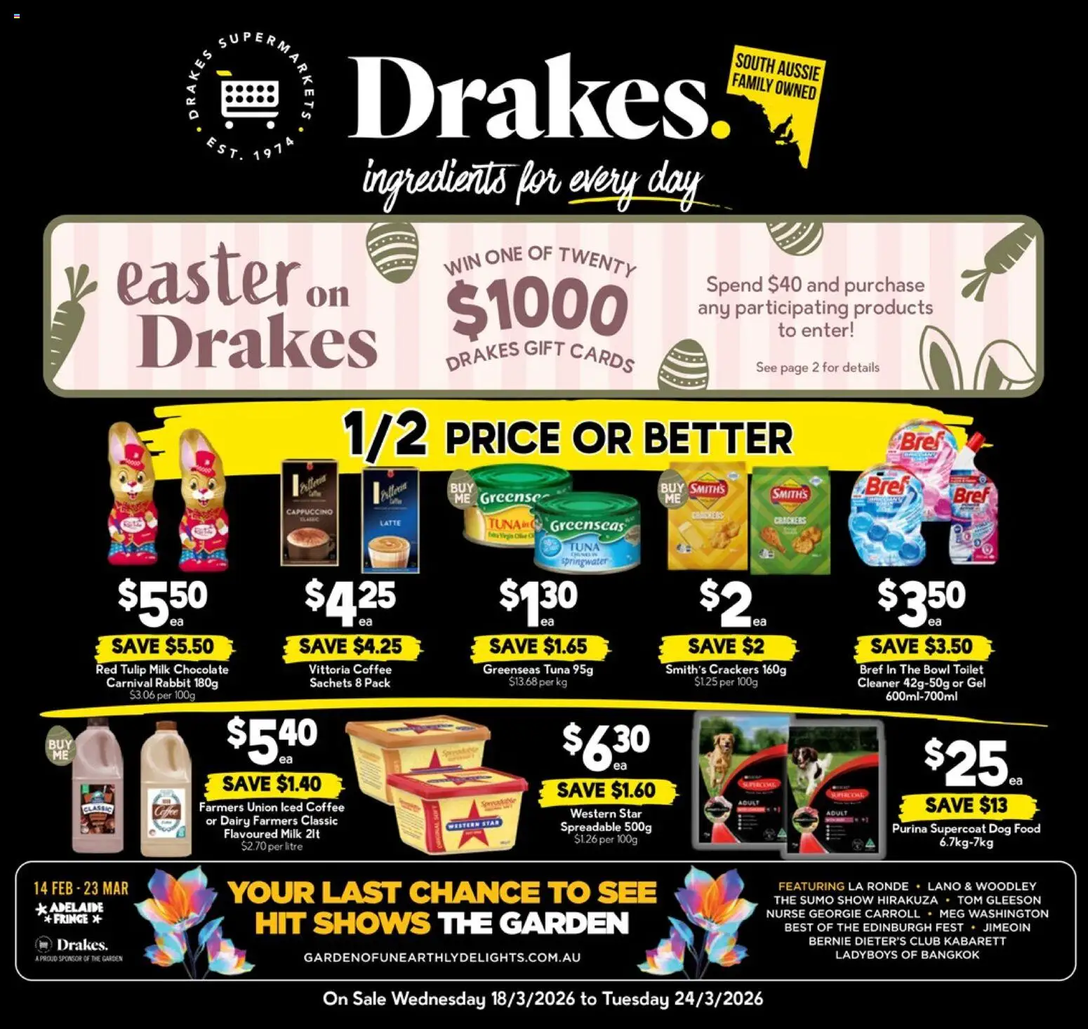 Drakes catalogue - valid from 18.03.2026 | Page: 20 | Products: Crackers, Milk, Coffee, Chocolate