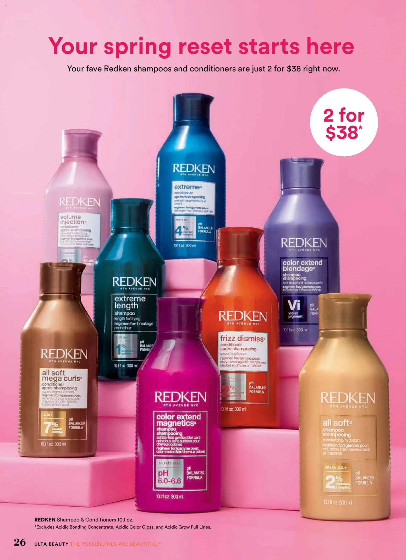 Ulta Beauty - 4.19.26 - 5.10.26 - valid from 19.04.2026 | Page: 26 | Products: Shampoo, Conditioner, Oil
